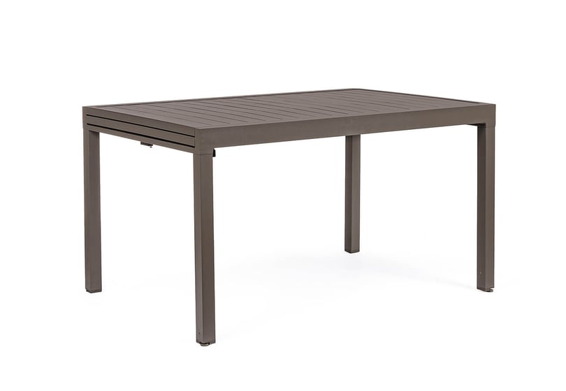 Záhradný rozkladací stôl galioso 135 (270) x 90 cm hnedý