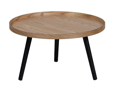 Konferenčný stolík mesa l ø 60 x 34 cm prírodný – muzza.sk