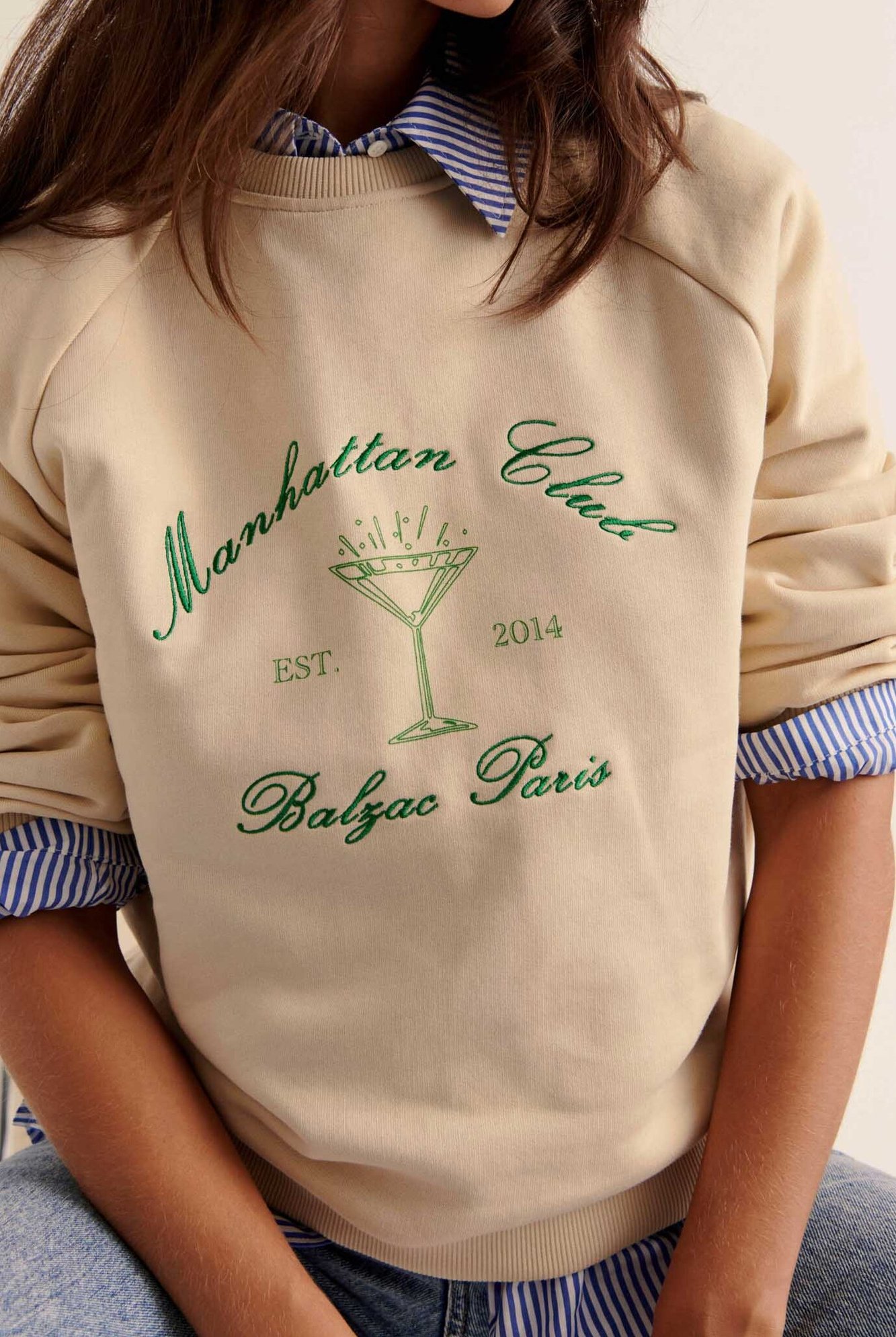 Photo produit SWEAT-SHIRT JACK COCKTAIL ÉCRU numéro 1