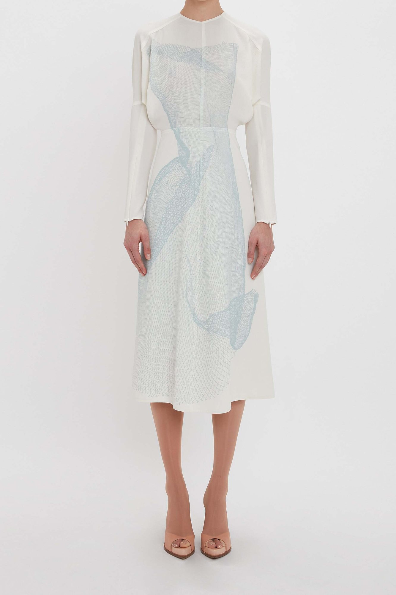 Long Sleeve Dolman Midi Dress Victoria Beckham second-hand photo 3