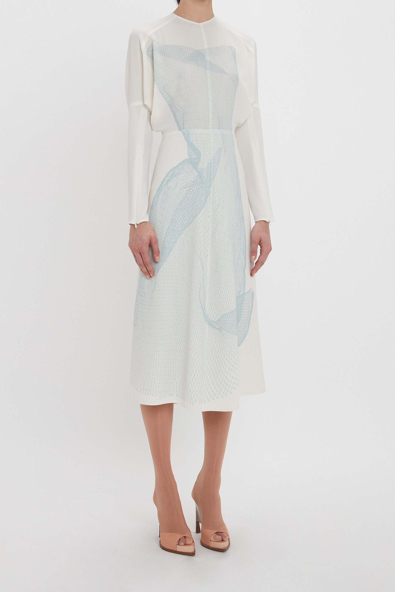 Long Sleeve Dolman Midi Dress Victoria Beckham second-hand photo 4