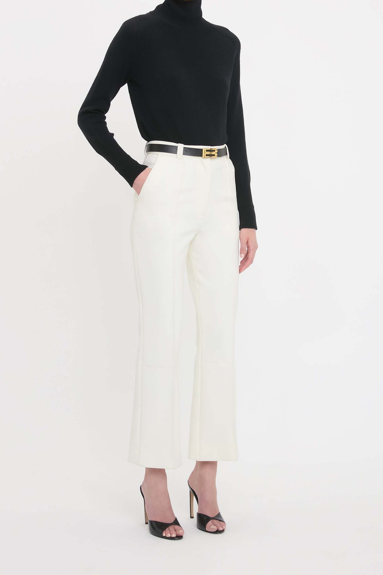 Cropped Kick Trouser