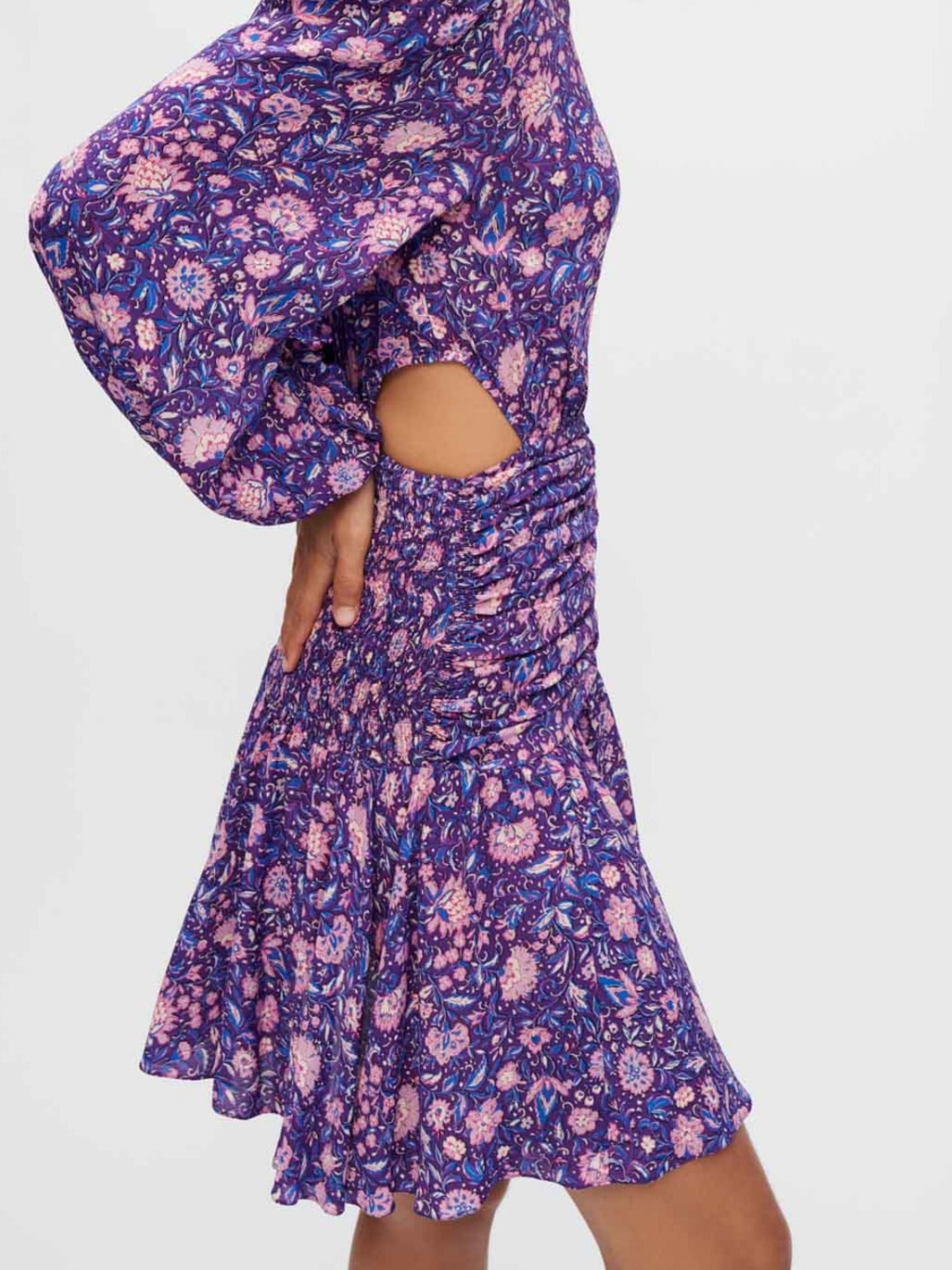 Robe En Viscose Mauve - Taille S - Neuf Avec étiquettes