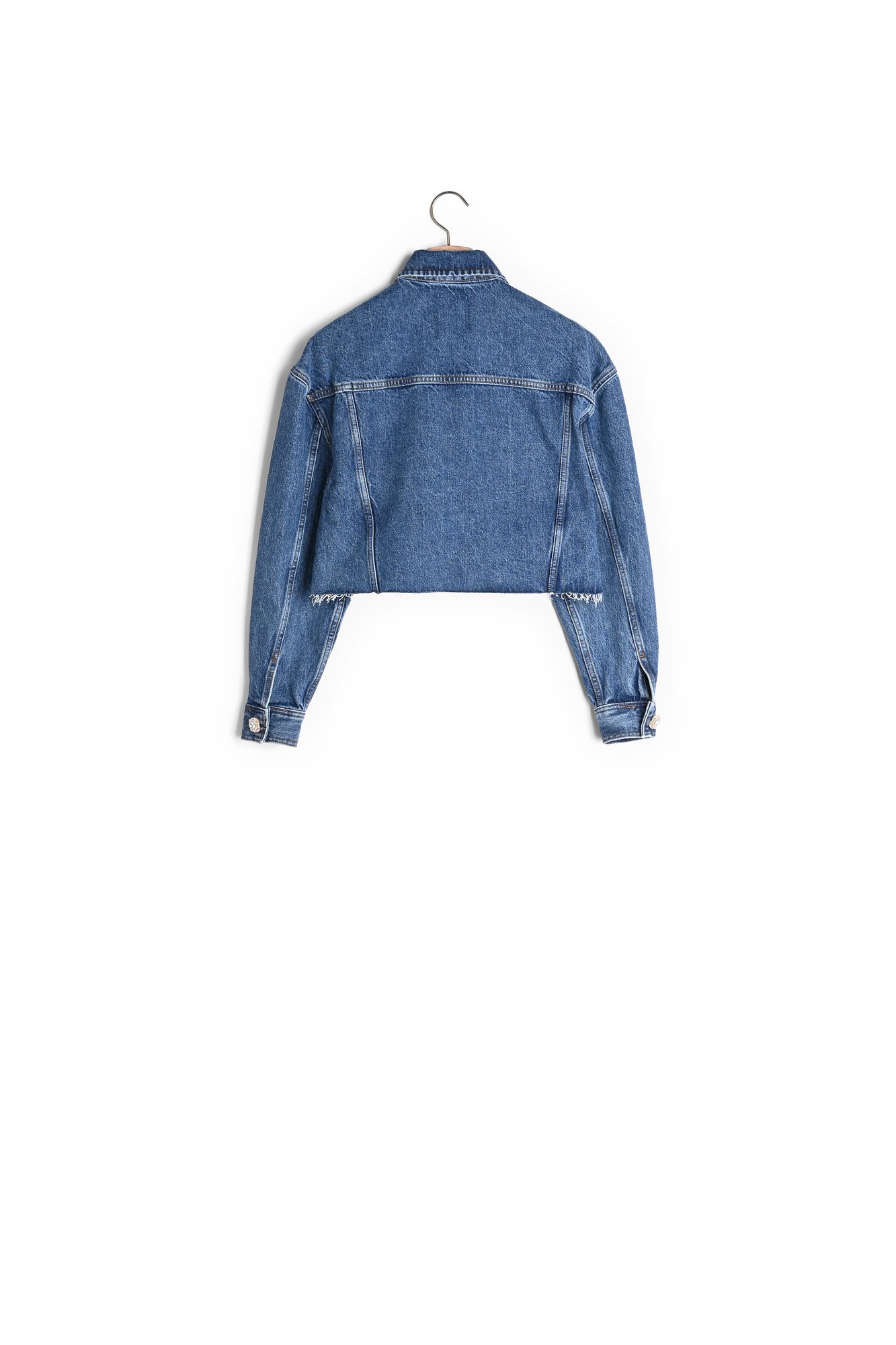 Cropped denim jacket