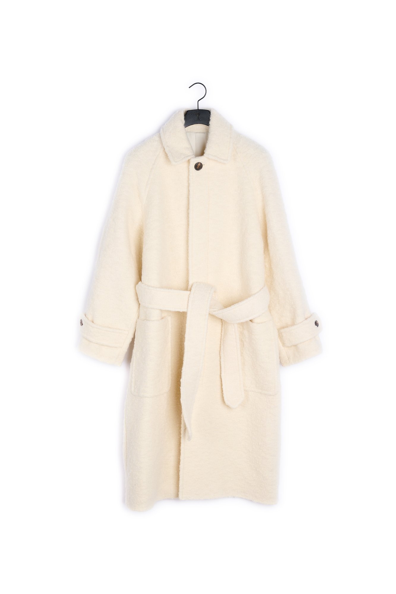 Belted long coat