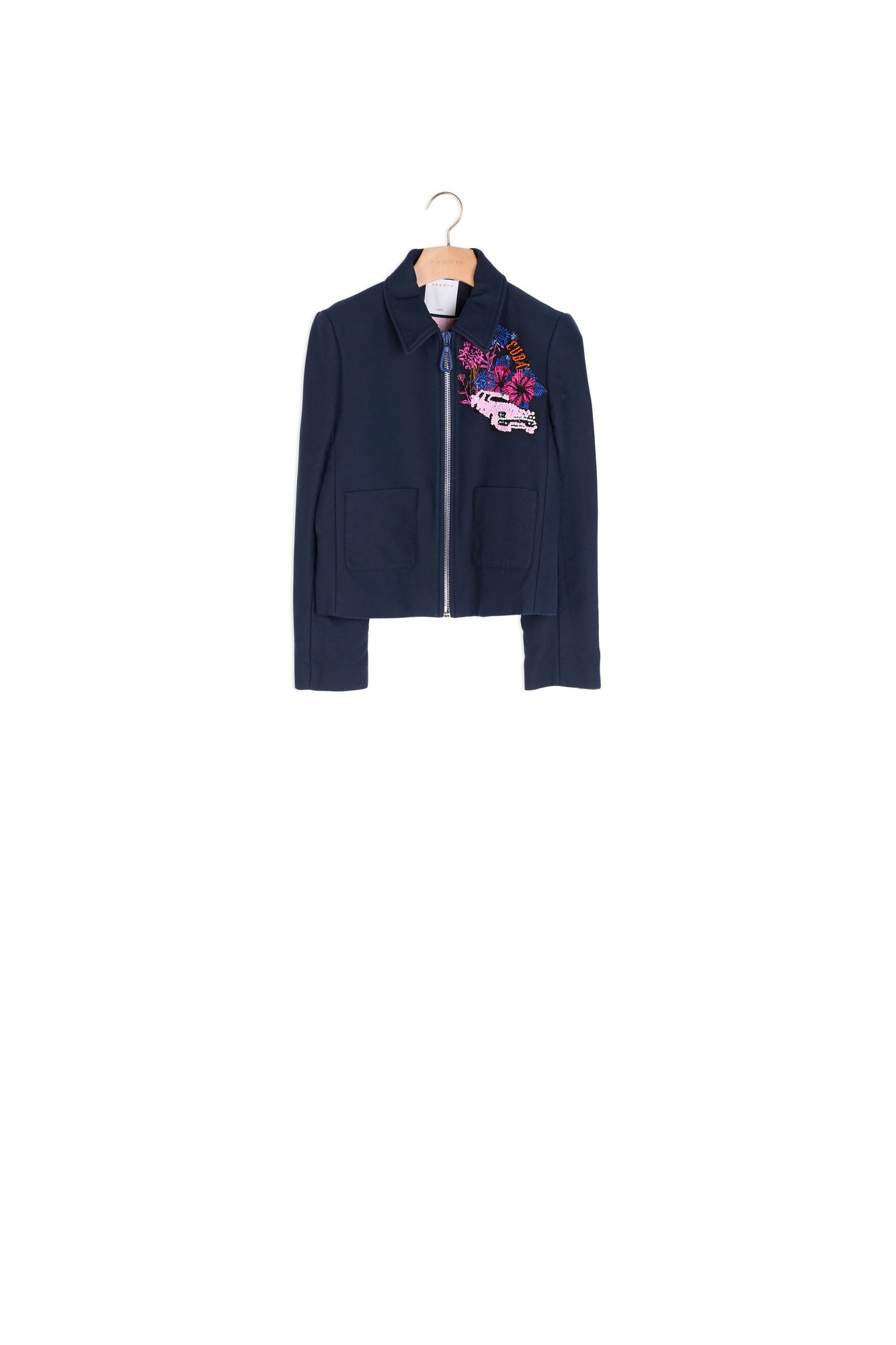 Productfoto Cuba-inspired zipped embroided Jacket nummer 0