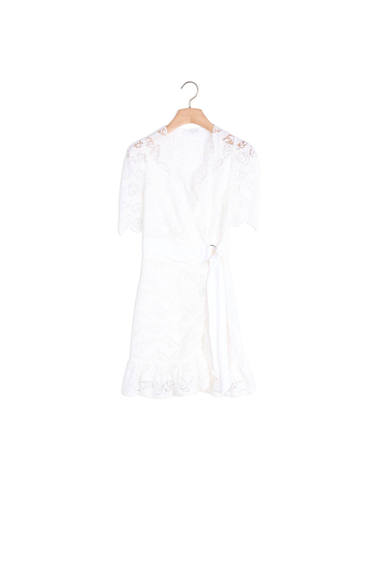 Produktfoto Kurzes Kleid mit Lochstickerei Nummer 0