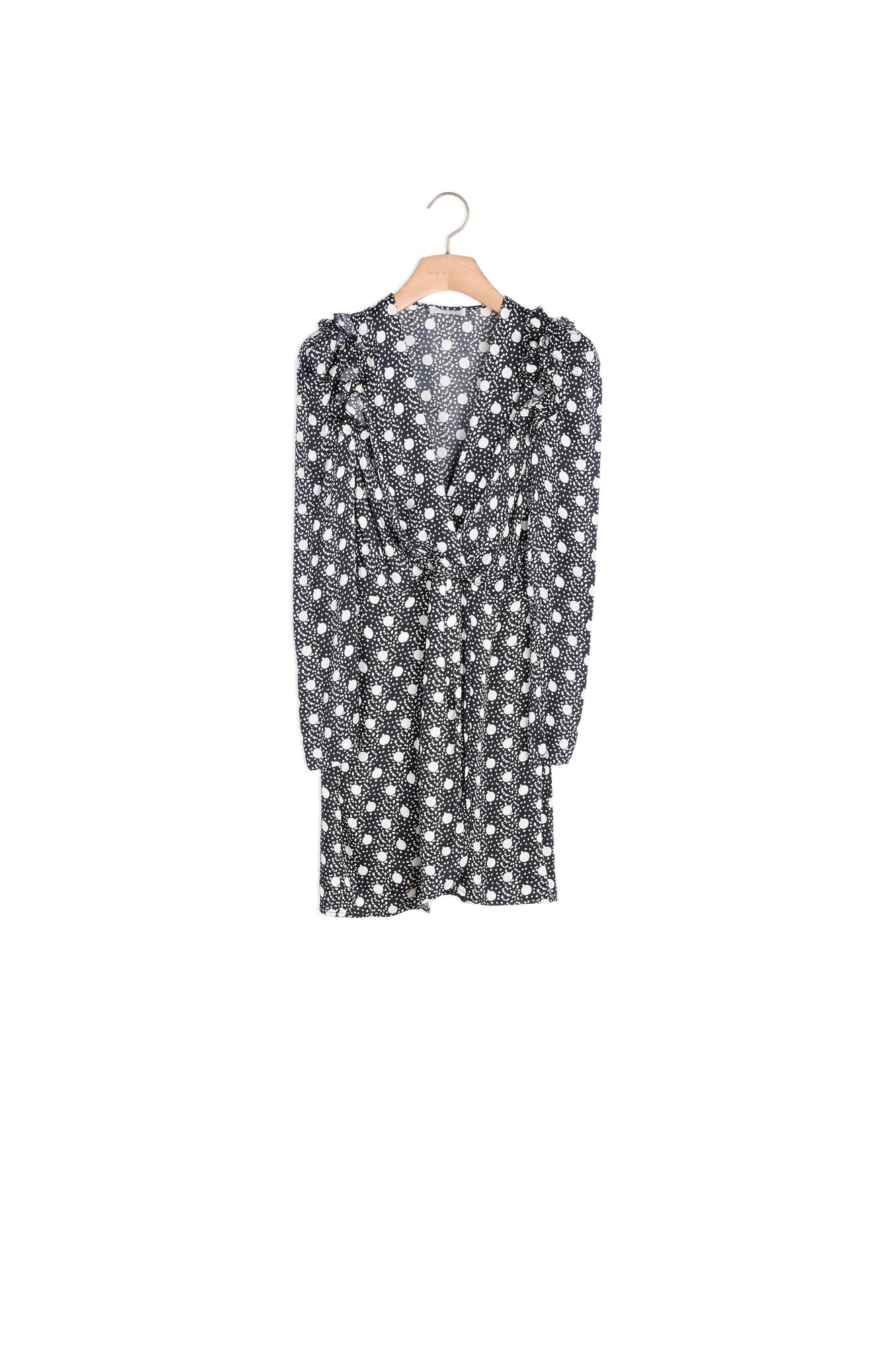 Produktfoto Kurzes fließendes Kleid mit Print Nummer 0