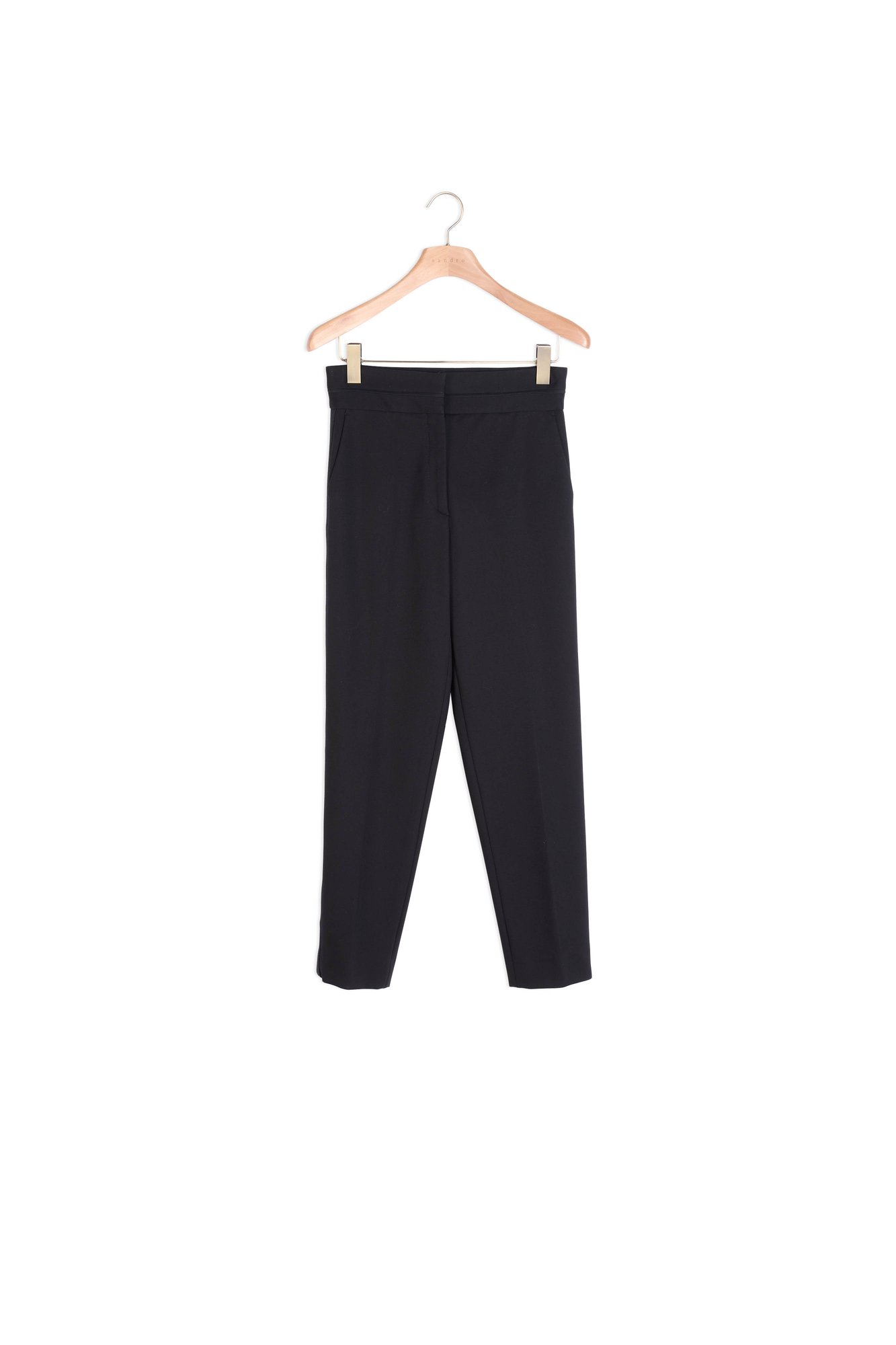 High-waisted classic trousers