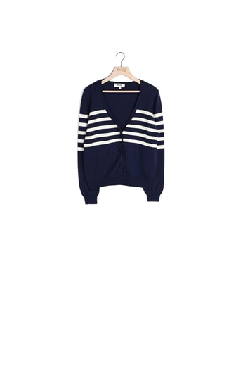 CARDIGAN IZIA MARINIÈRE Balzac seconde main photo 1