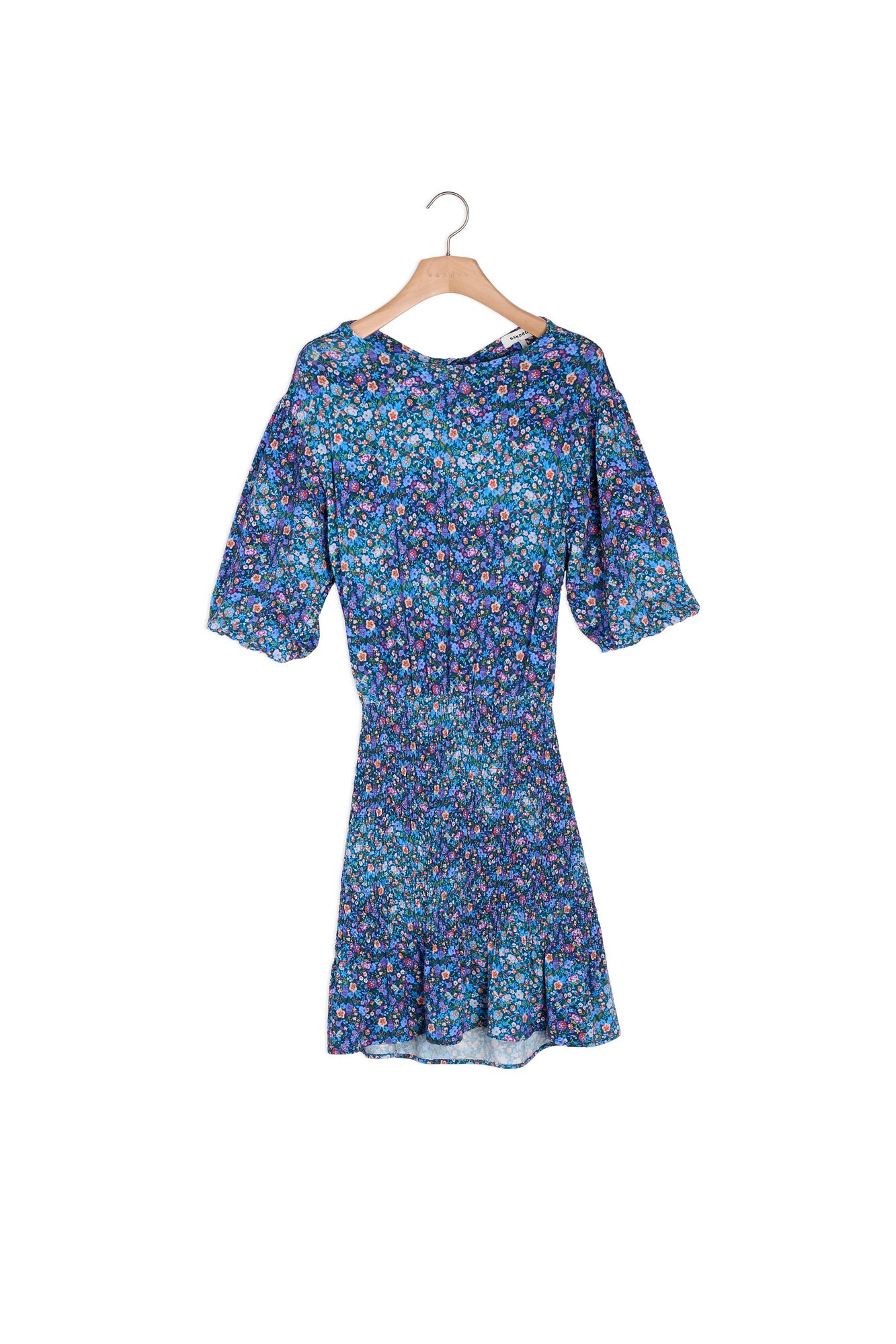 Produktfoto Kurzes Kleid mit Blumenprint Nummer 0