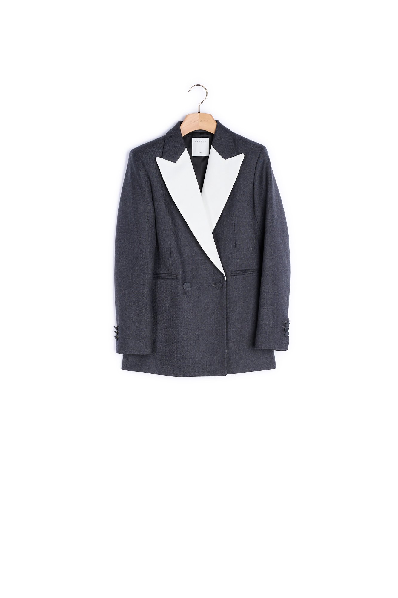 Photo produit Veste tailleur au revers contrasté numéro 0