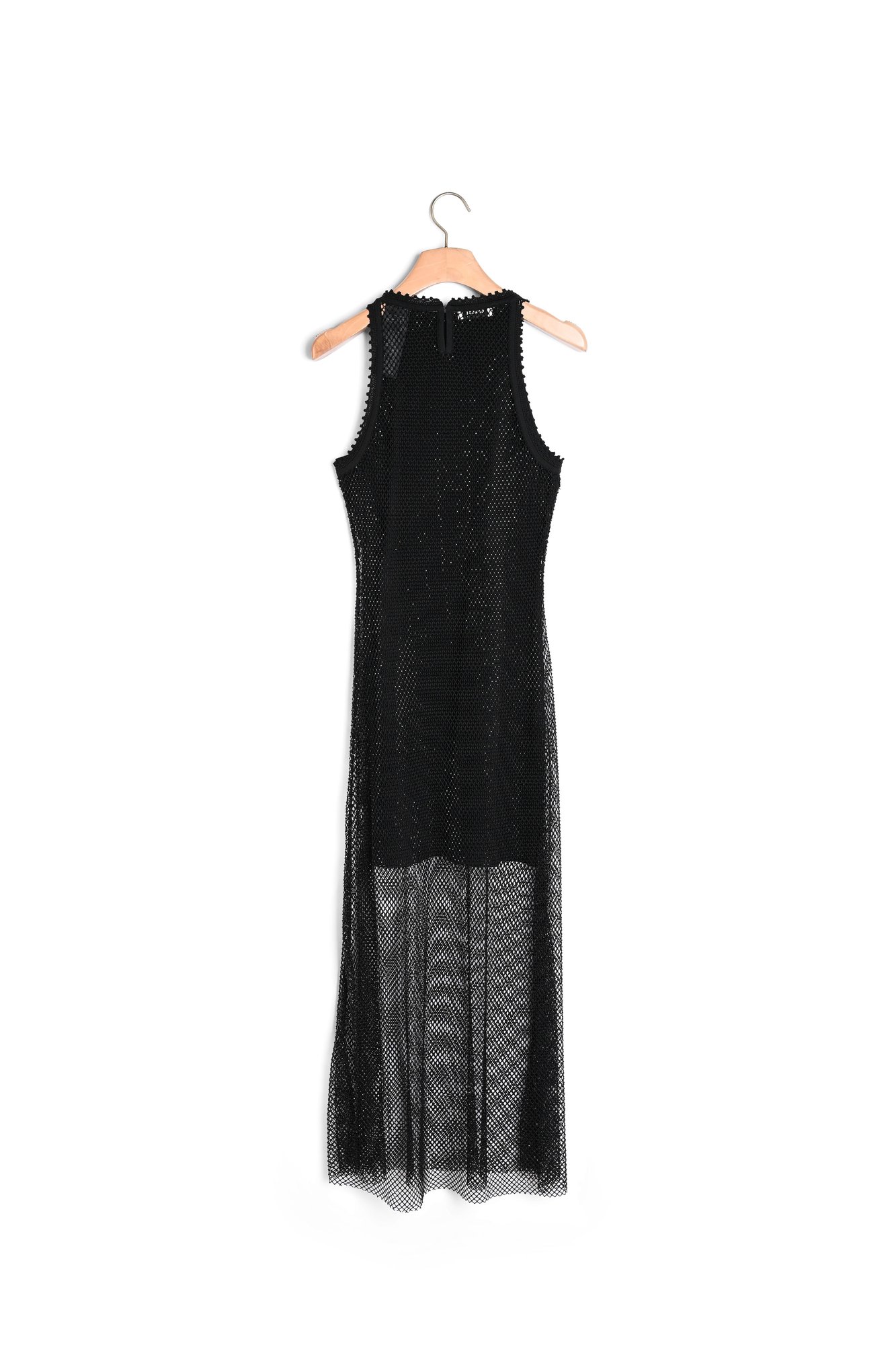 Photo produit Robe longue résille brillante numéro 1