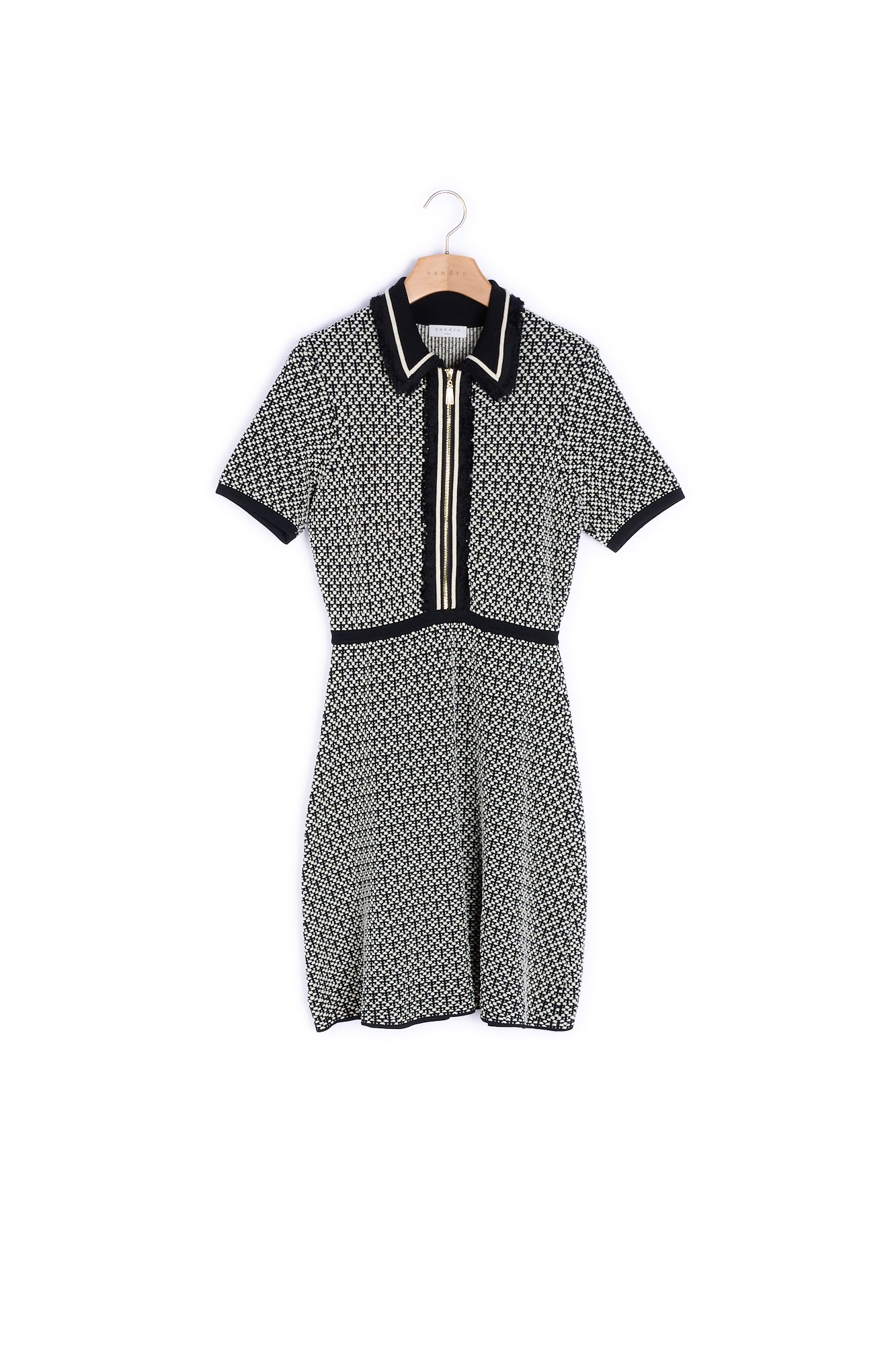 Vestido corto de punto