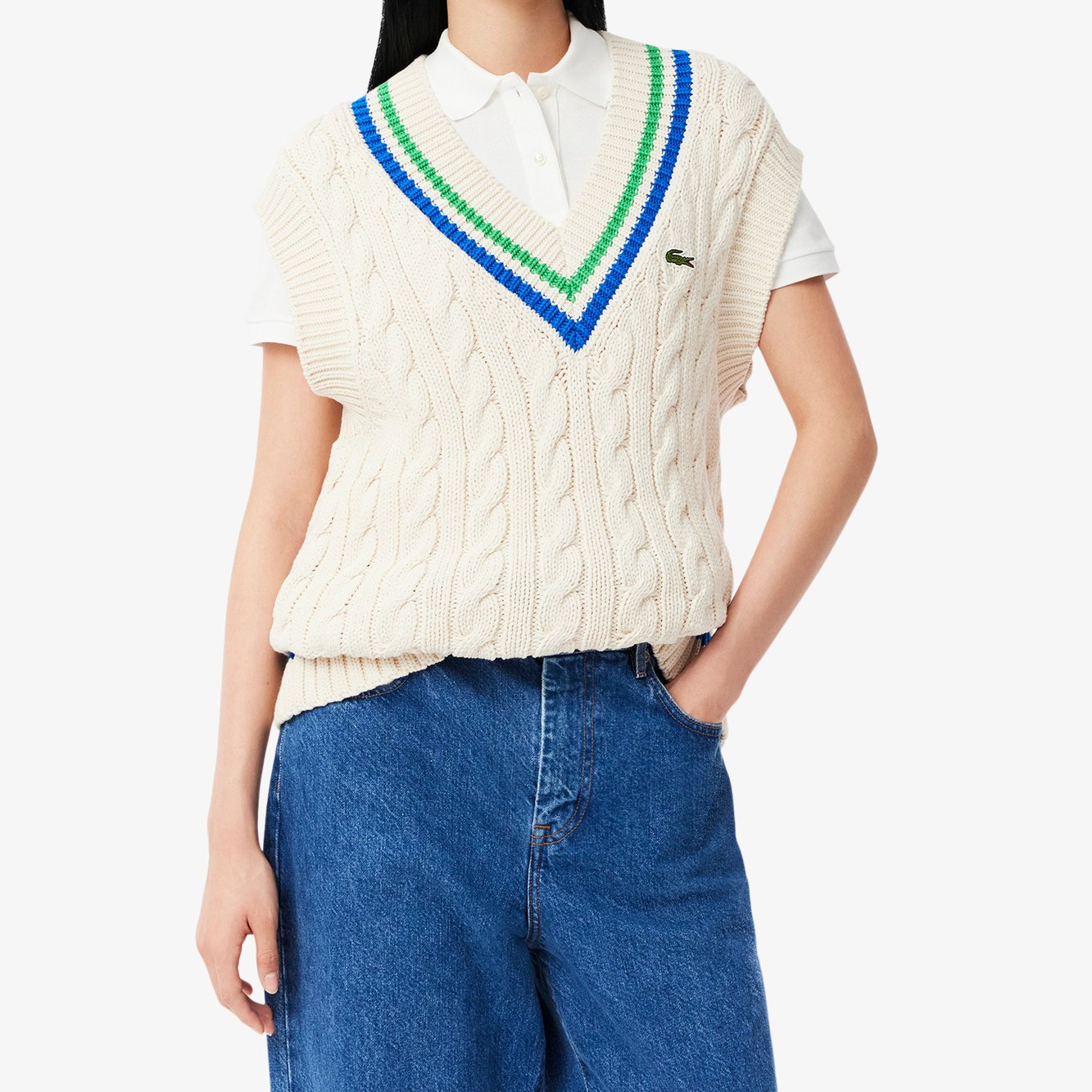 Pull femme Lacoste seconde main photo 2