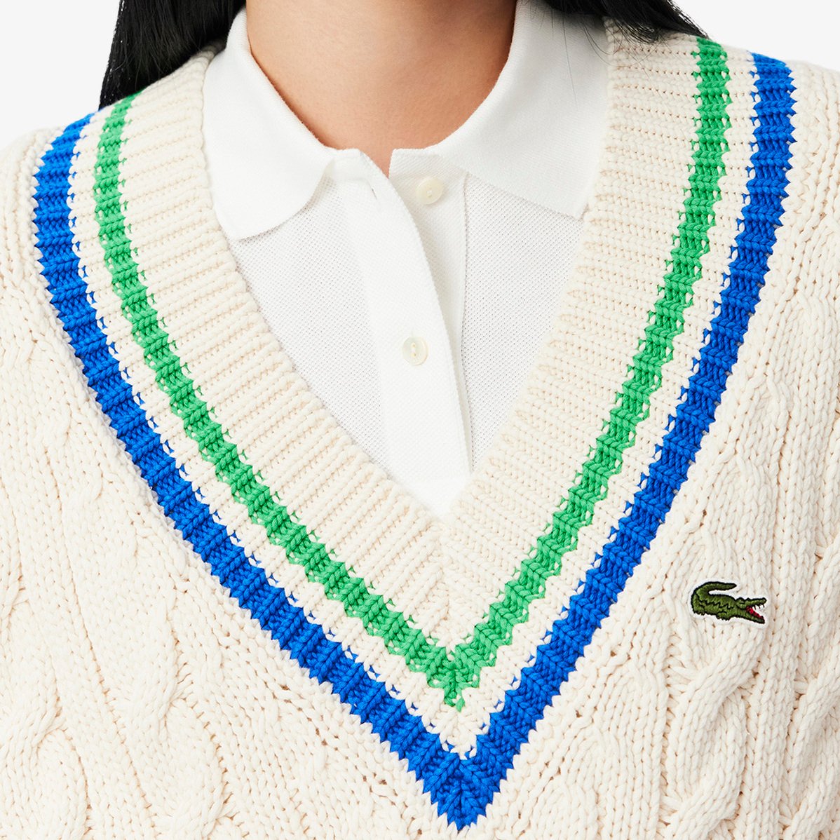 Pull femme Lacoste seconde main photo 3