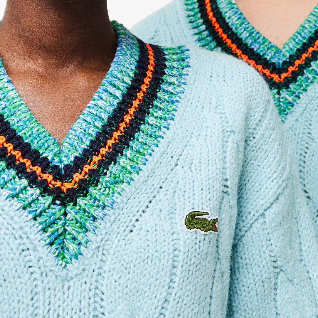 Pull unisexe Lacoste seconde main photo 3