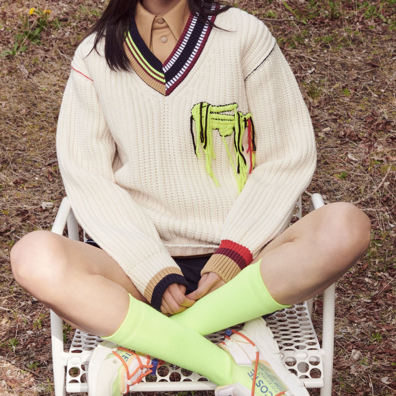 Pull unisexe Lacoste seconde main photo 3