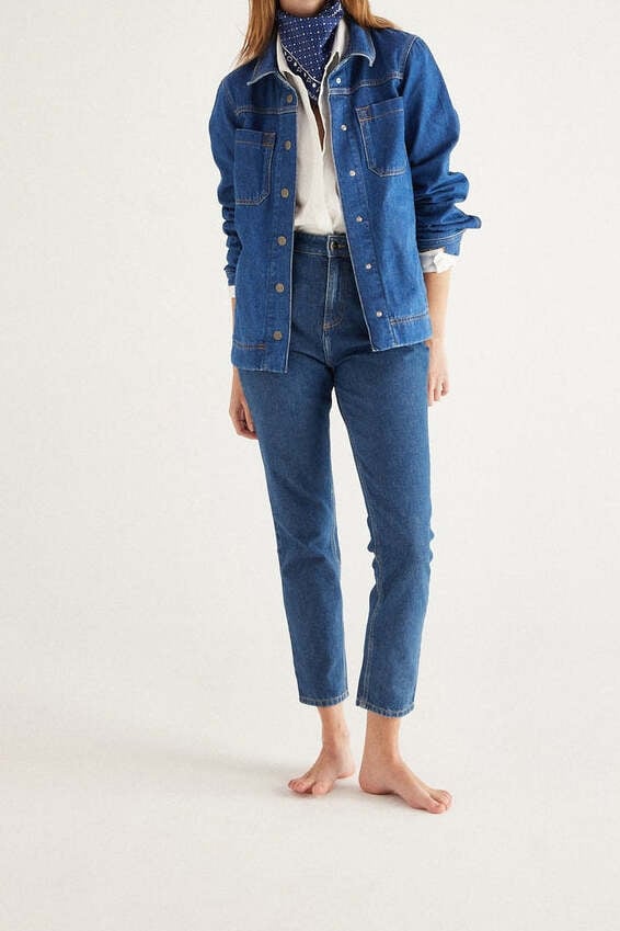 JEAN MATTIS BLEU MIDI