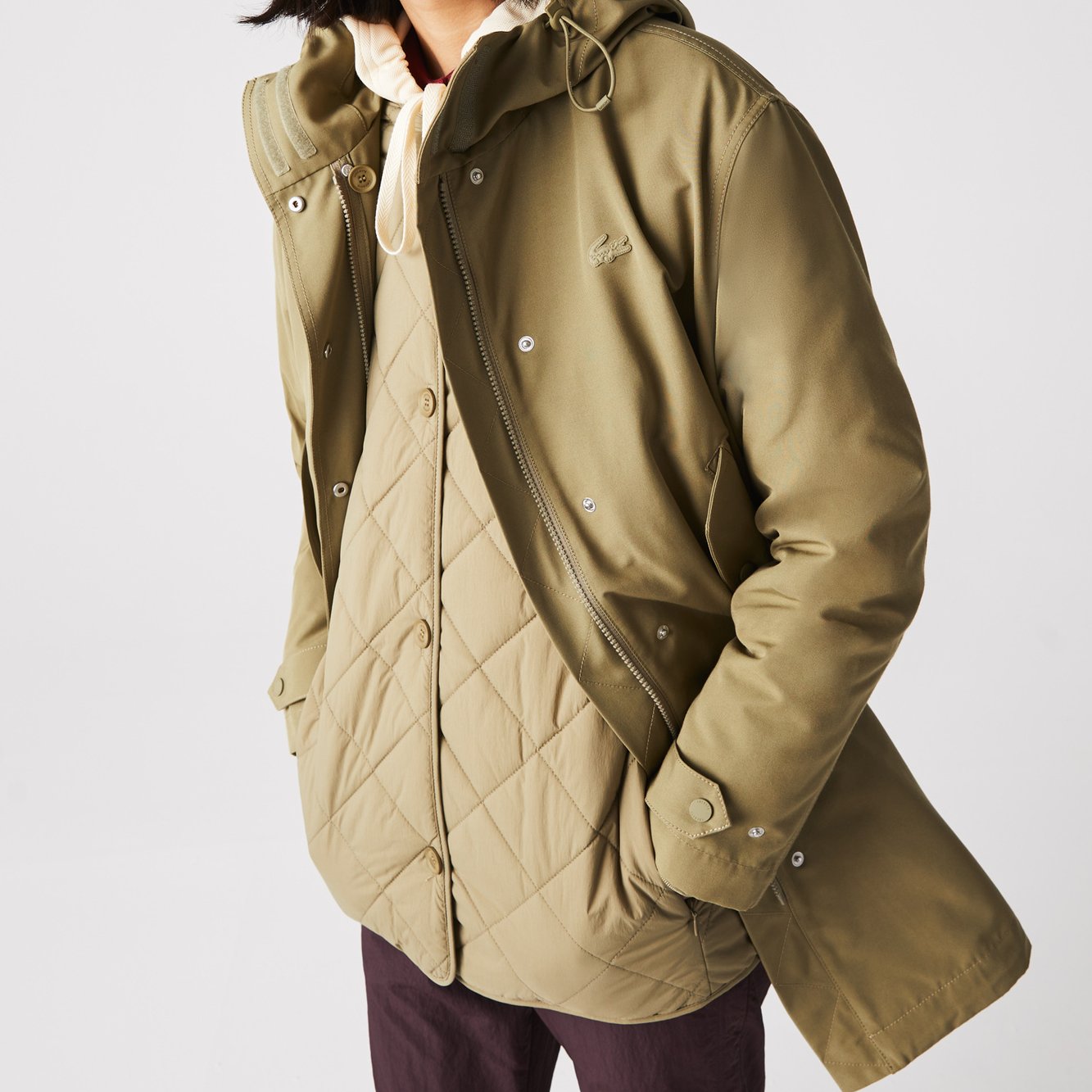 Parka femme Lacoste seconde main photo 2
