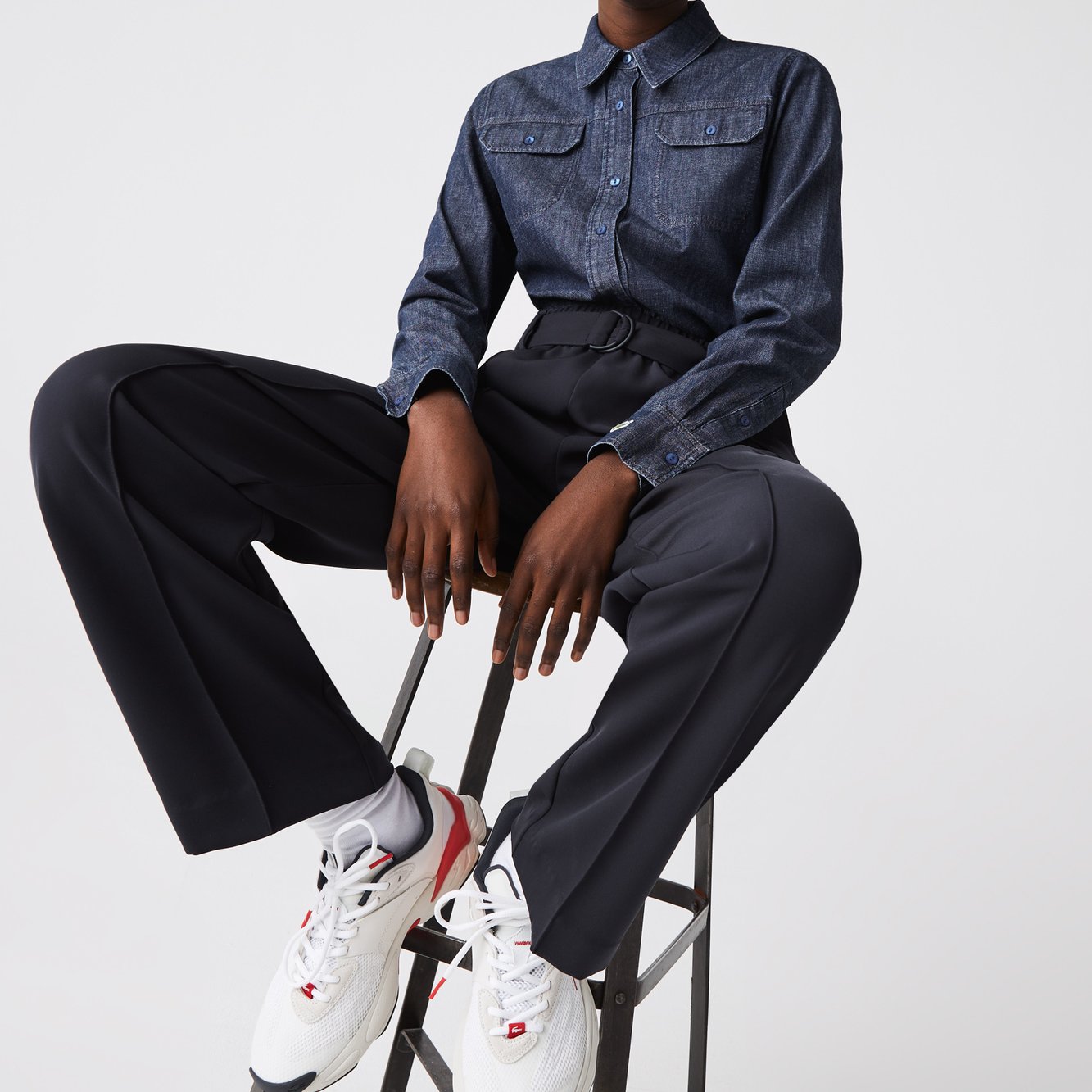 Chemise femme Lacoste seconde main photo 2