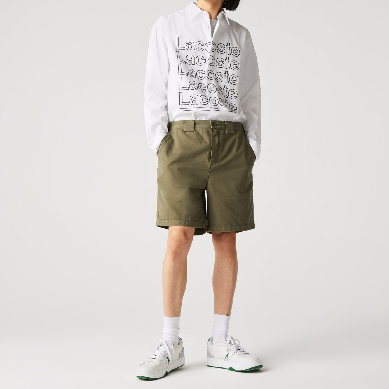 Bermuda homme Lacoste seconde main photo 2