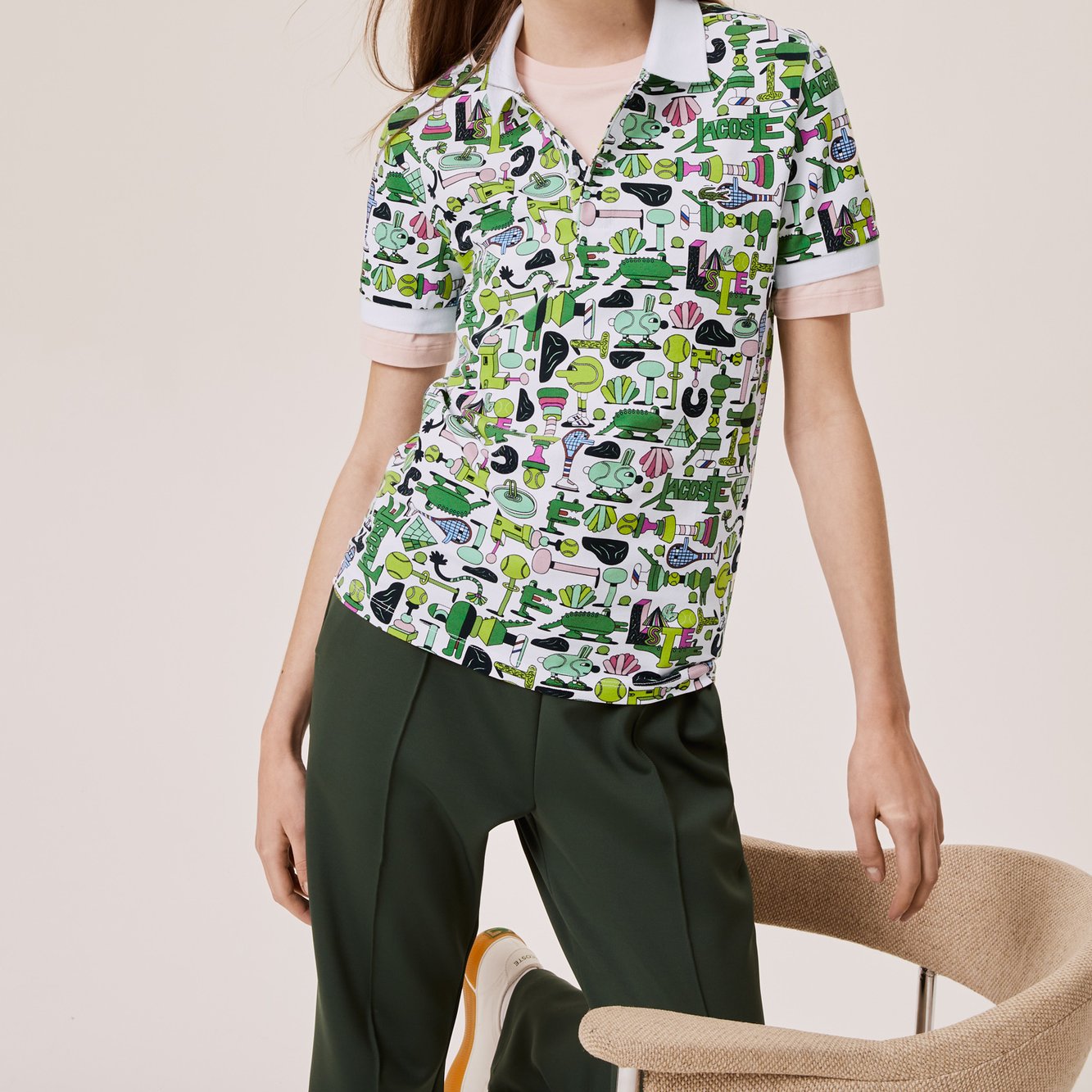 Polo unisexe Lacoste seconde main photo 2