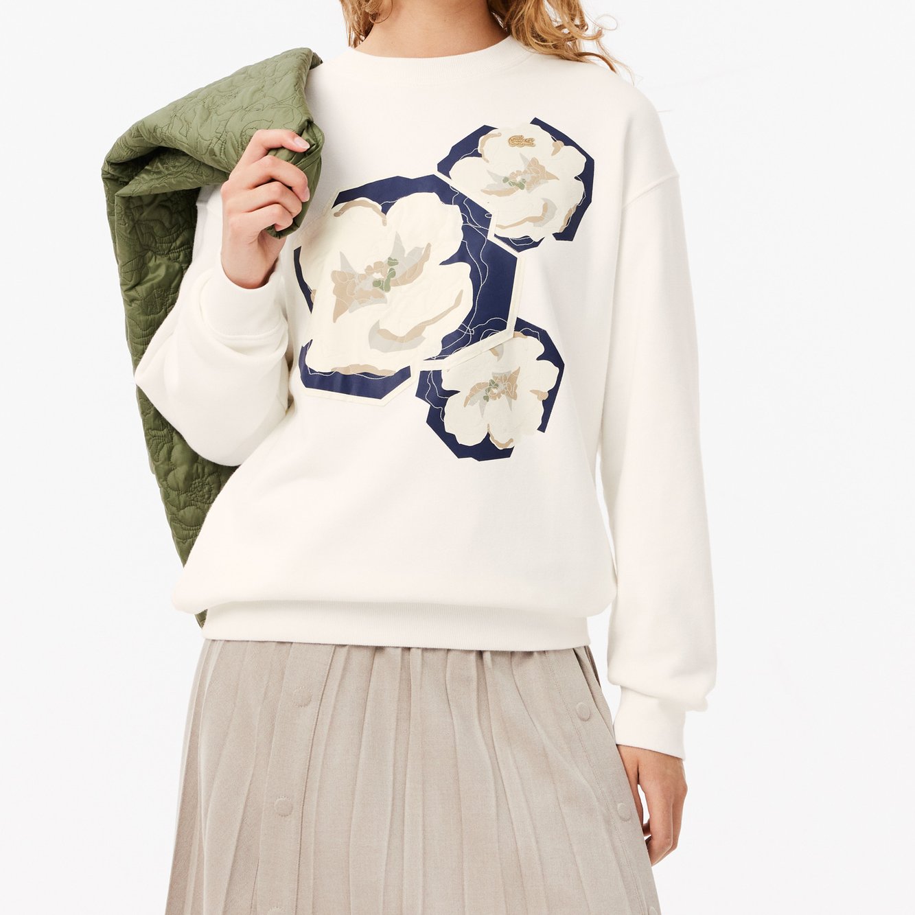 Sweatshirt femme Lacoste seconde main photo 2