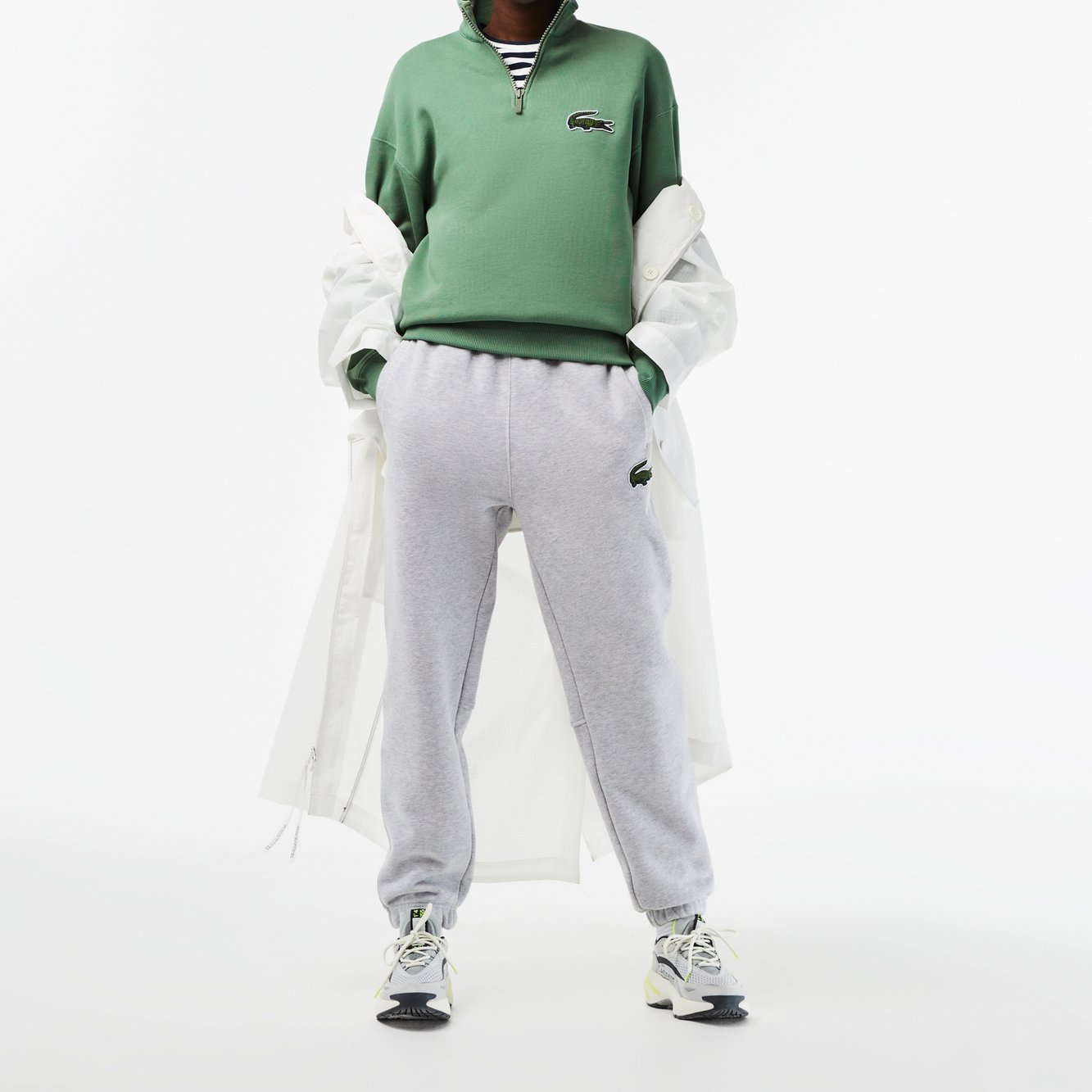 Sweatshirt unisexe Lacoste seconde main photo 2