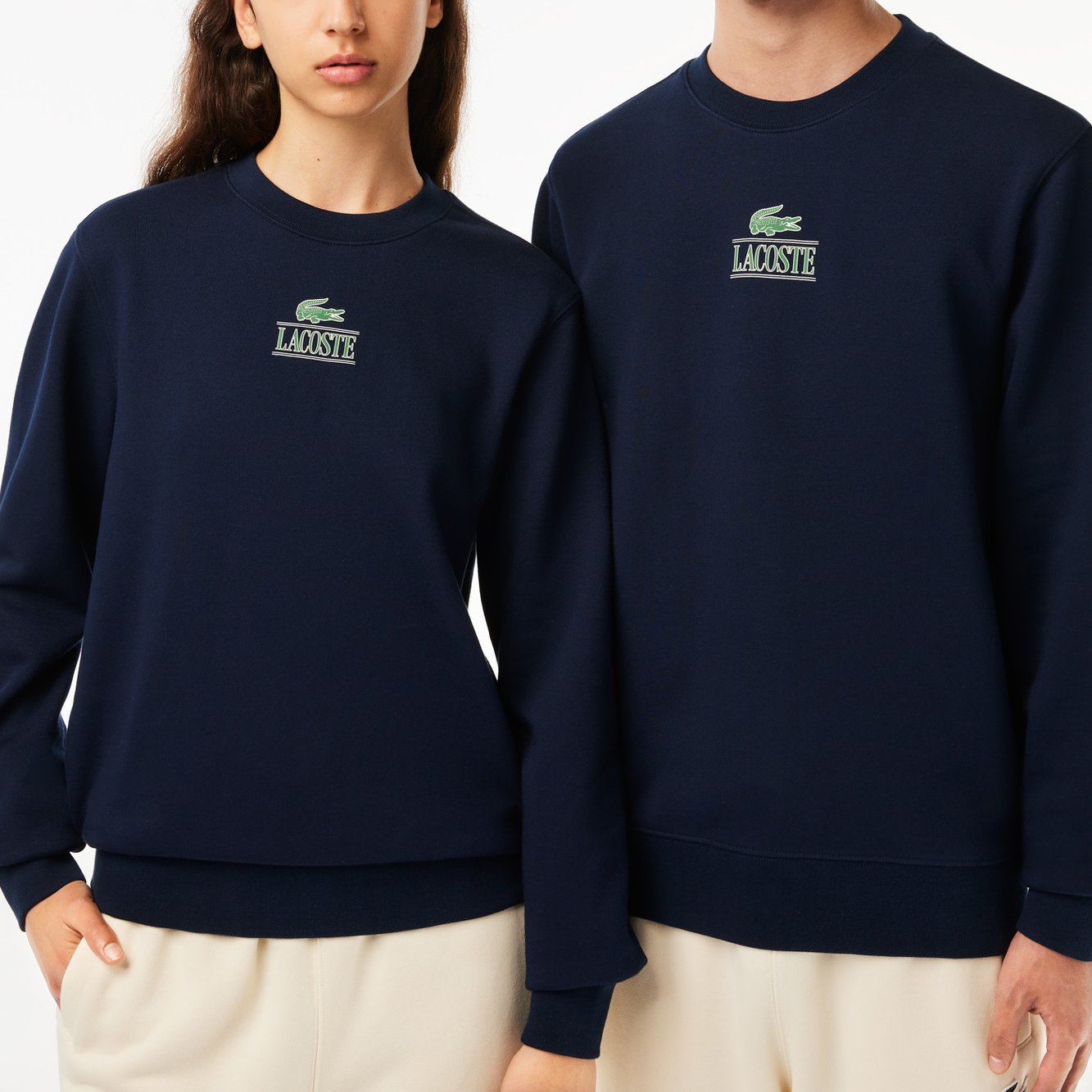 Sweatshirt unisexe Lacoste seconde main photo 2