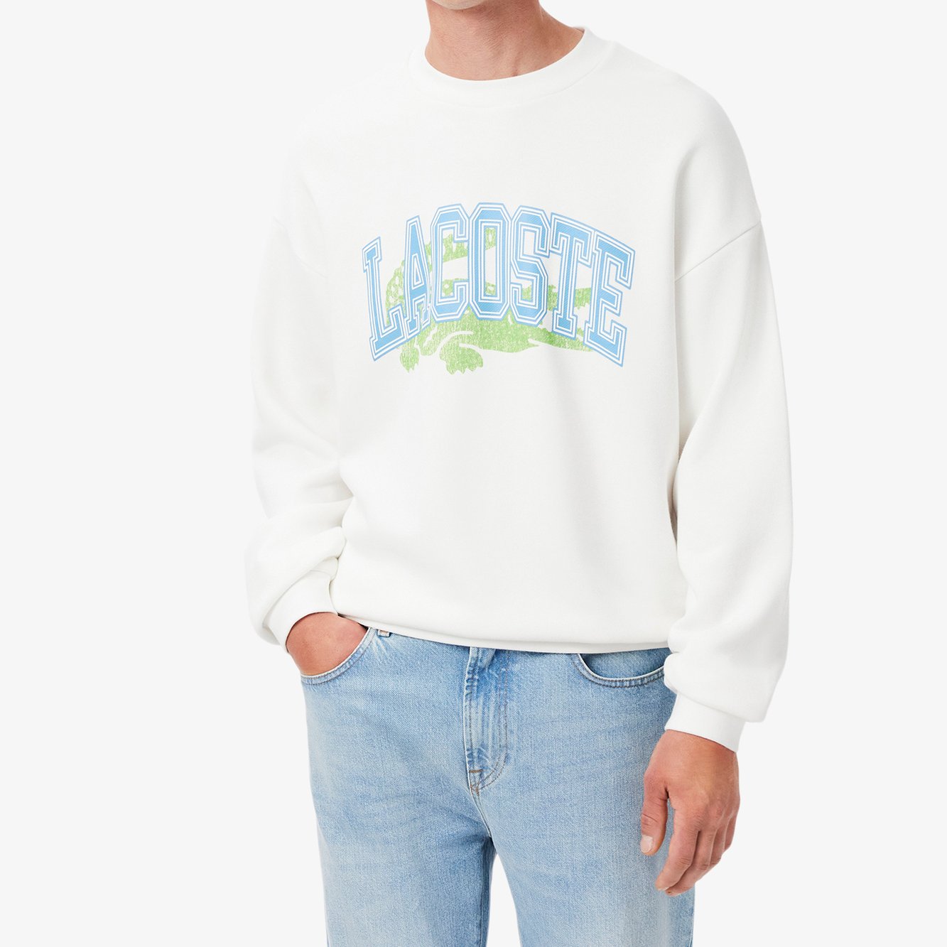 Sweatshirt homme Lacoste seconde main photo 2
