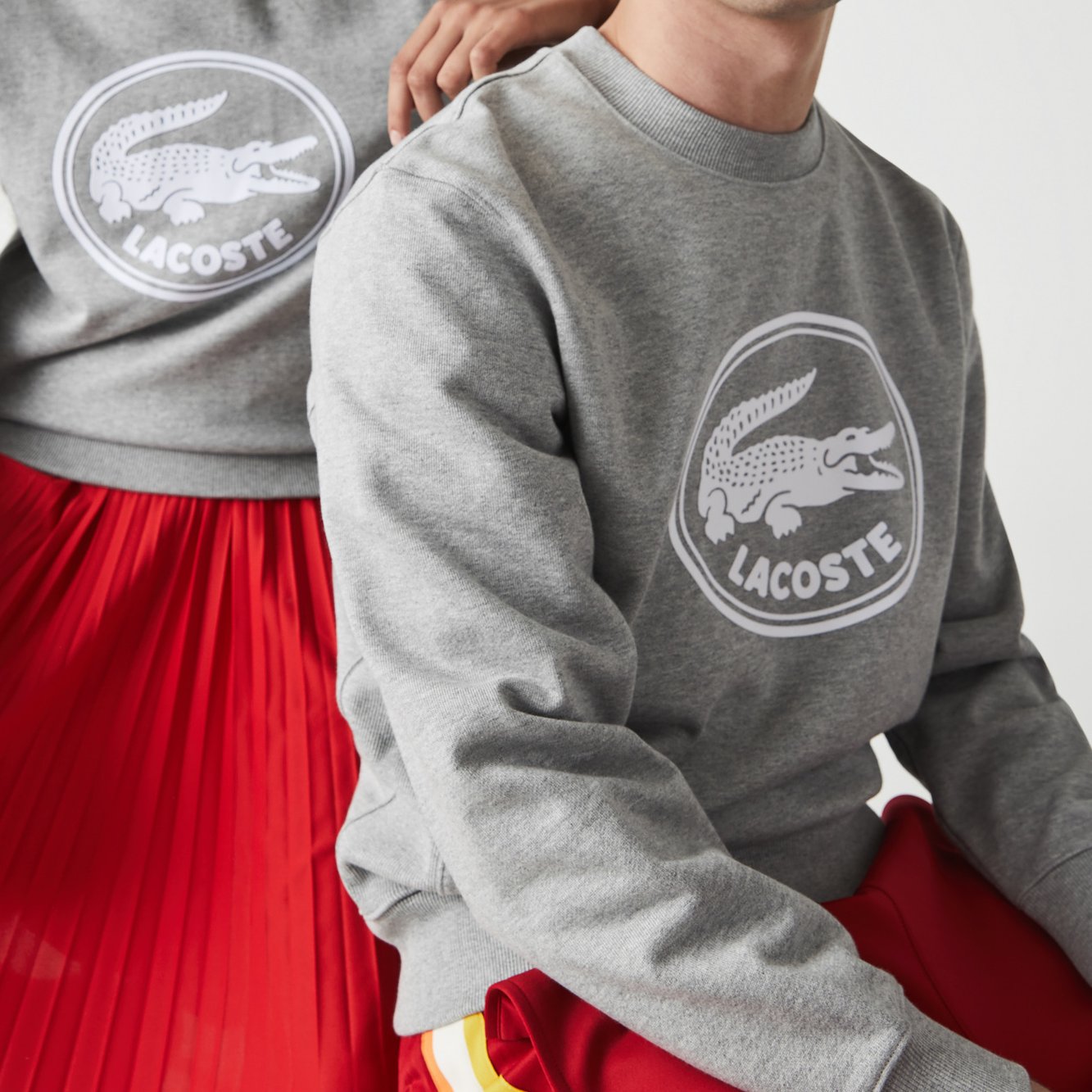 Sweatshirt Lacoste x Peanuts unisexe seconde main