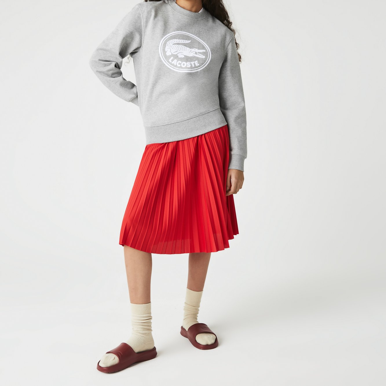 Sweatshirt unisexe Lacoste seconde main photo 3