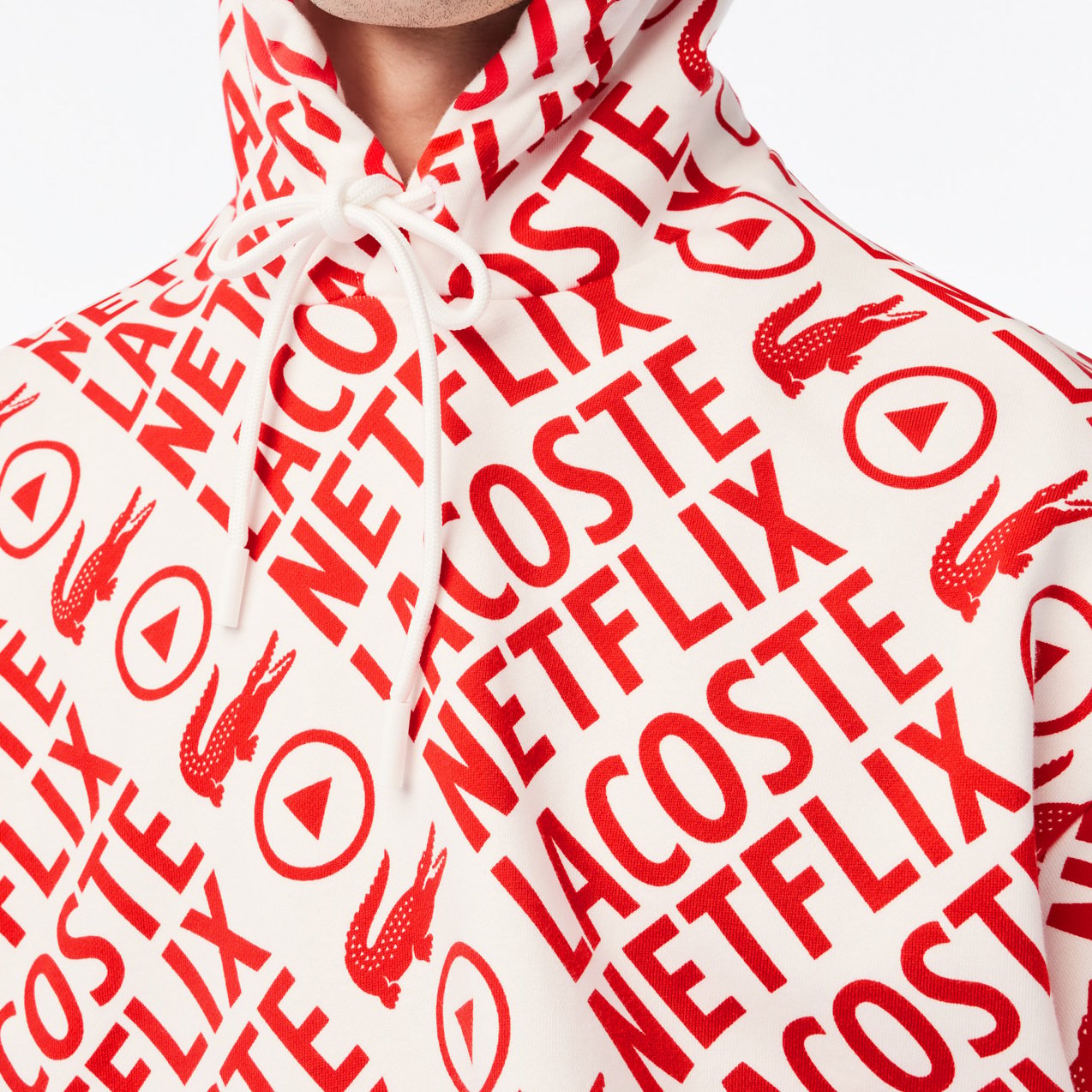 Sweatshirt Lacoste x Netflix homme Lacoste seconde main photo 3