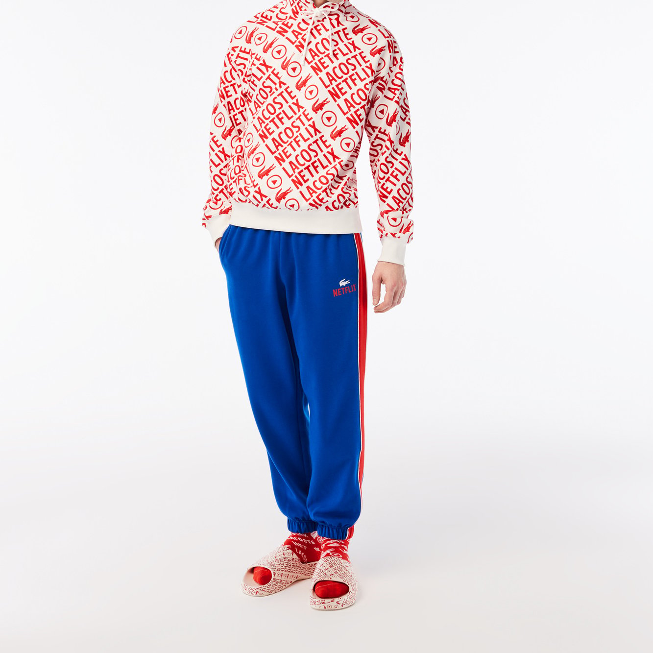 Sweatshirt Lacoste x Netflix homme Lacoste seconde main photo 4