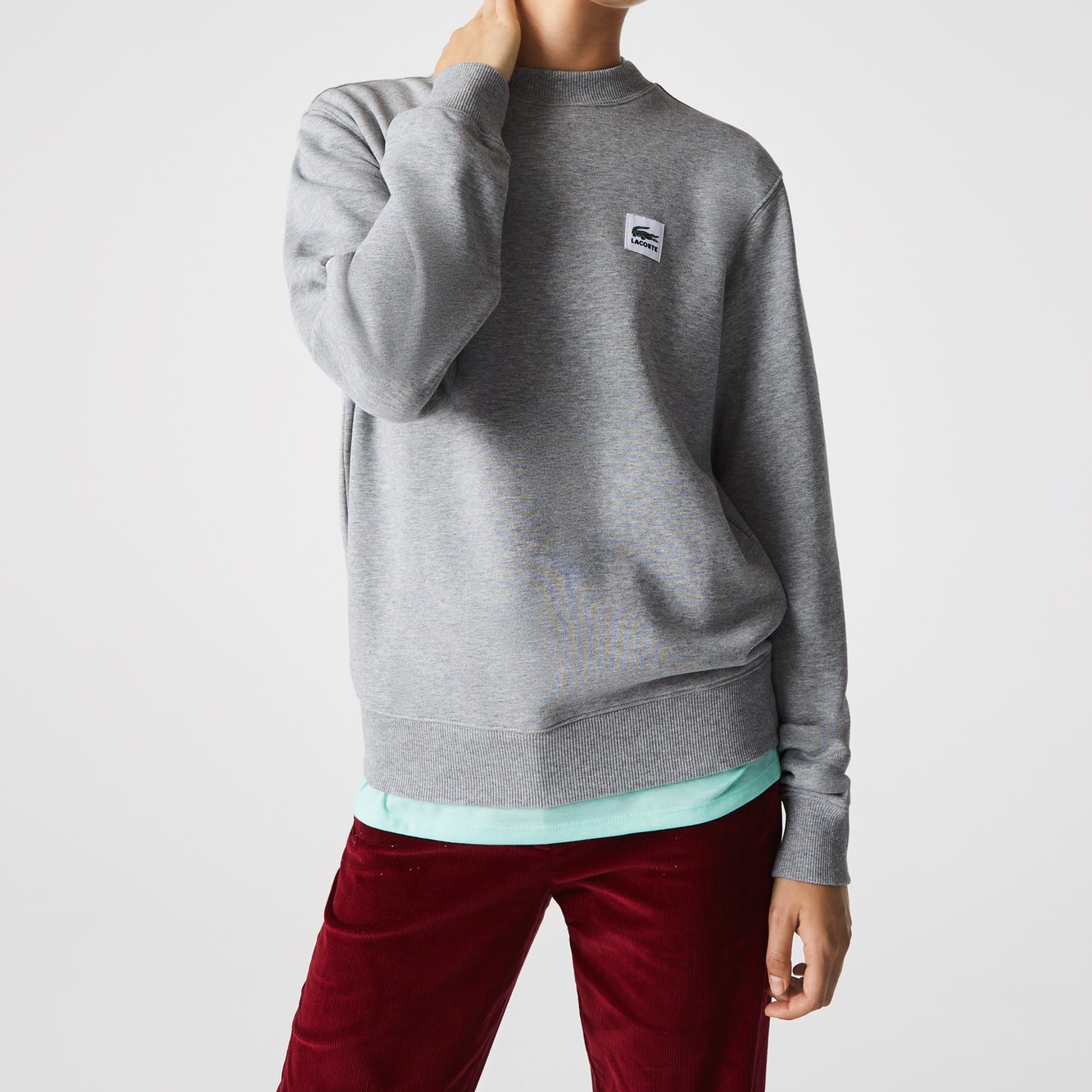 Sweatshirt unisexe Lacoste seconde main photo 3