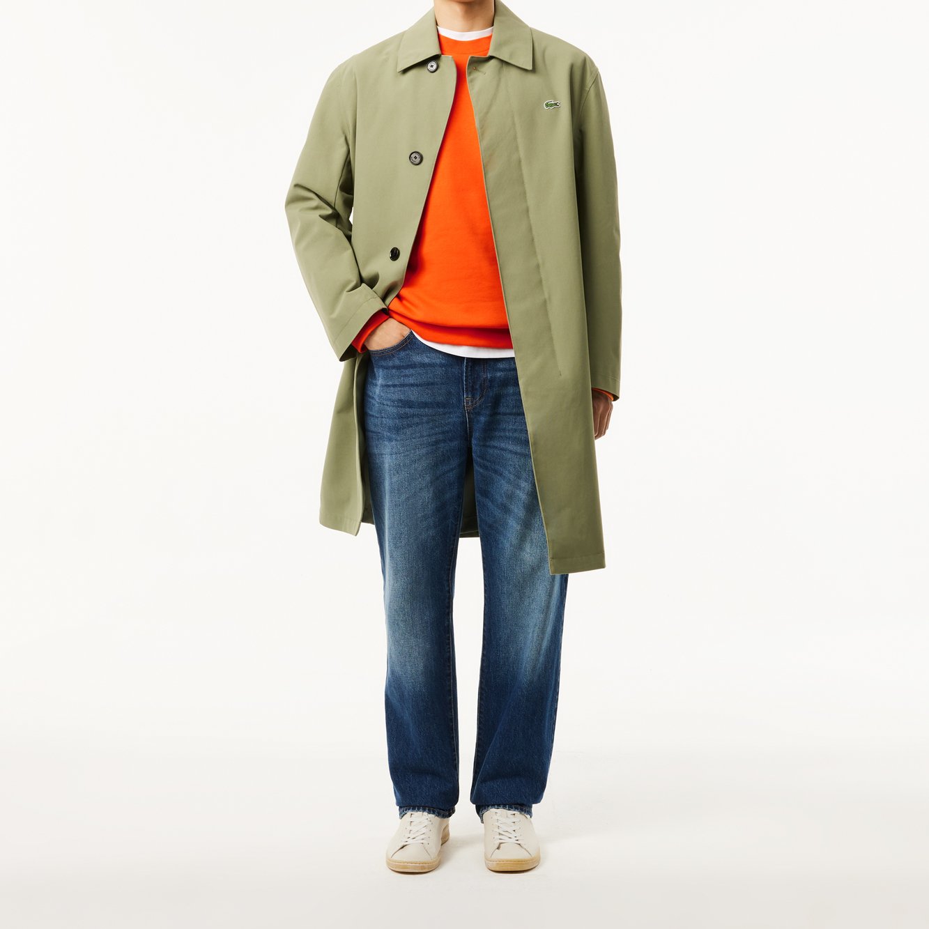 Sweatshirt homme Lacoste seconde main photo 4