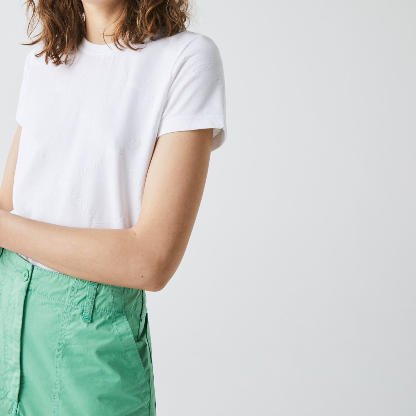 T-shirt femme Lacoste seconde main photo 2