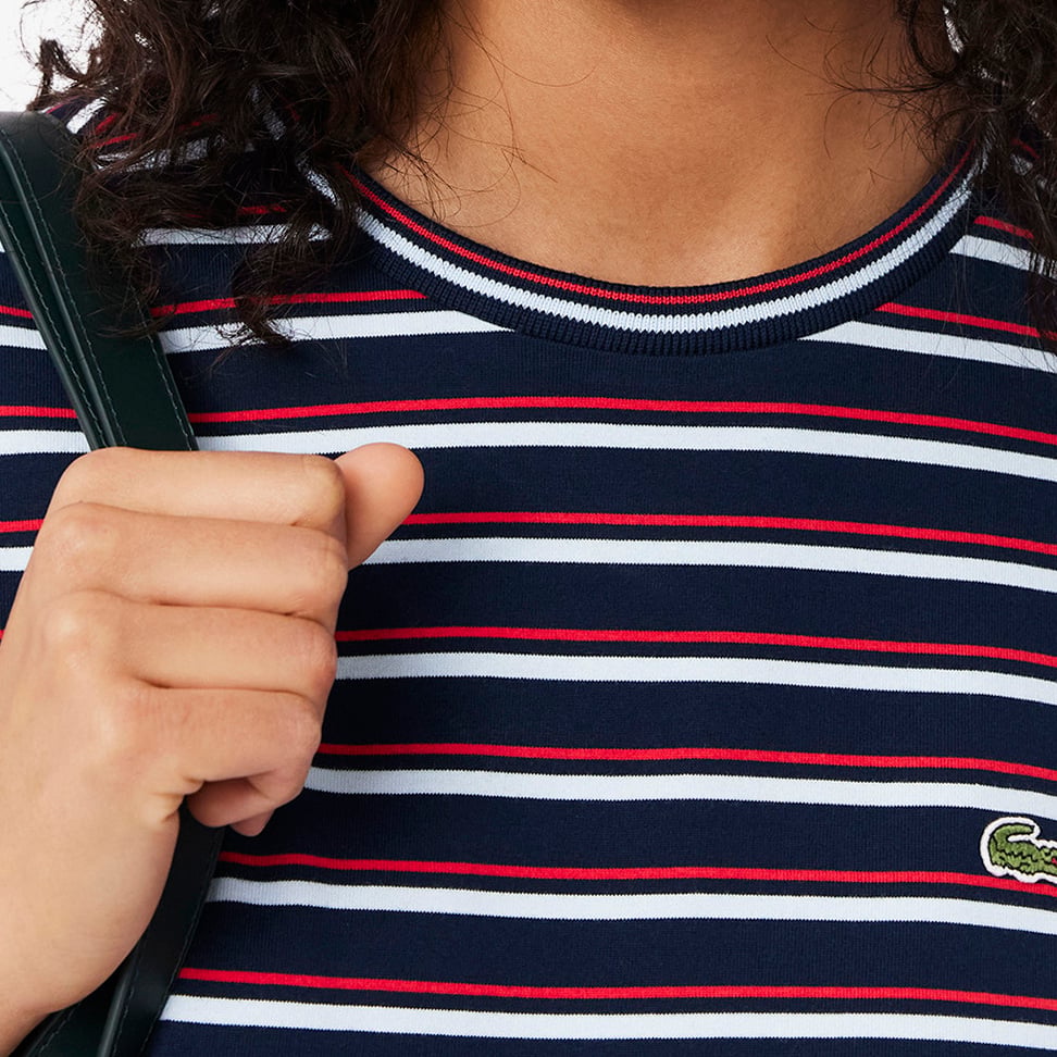 T-shirt femme Lacoste seconde main photo 3