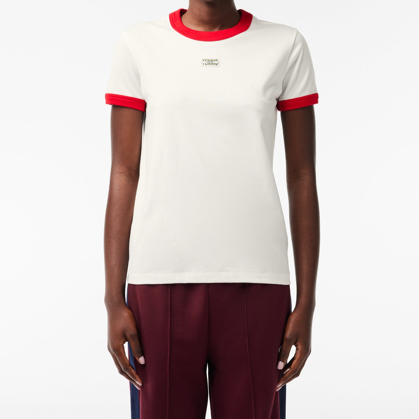 T-shirt femme Lacoste seconde main photo 3