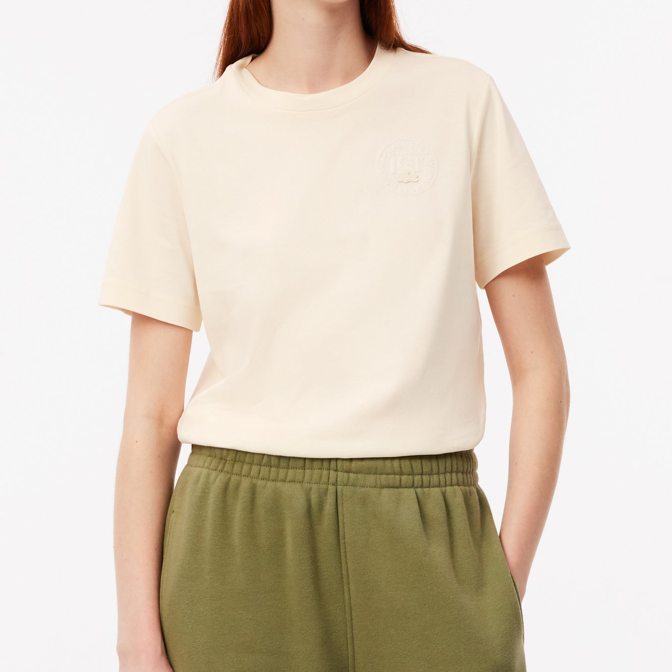 T-shirt femme Lacoste seconde main photo 2