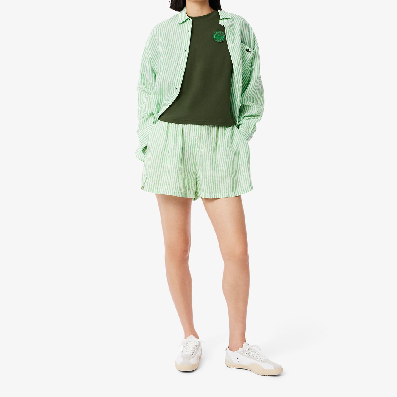 T-shirt femme Lacoste seconde main photo 2