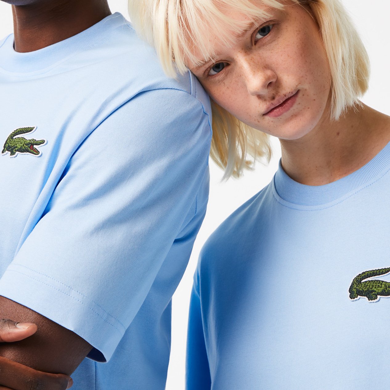 T-shirt unisexe Lacoste seconde main photo 4
