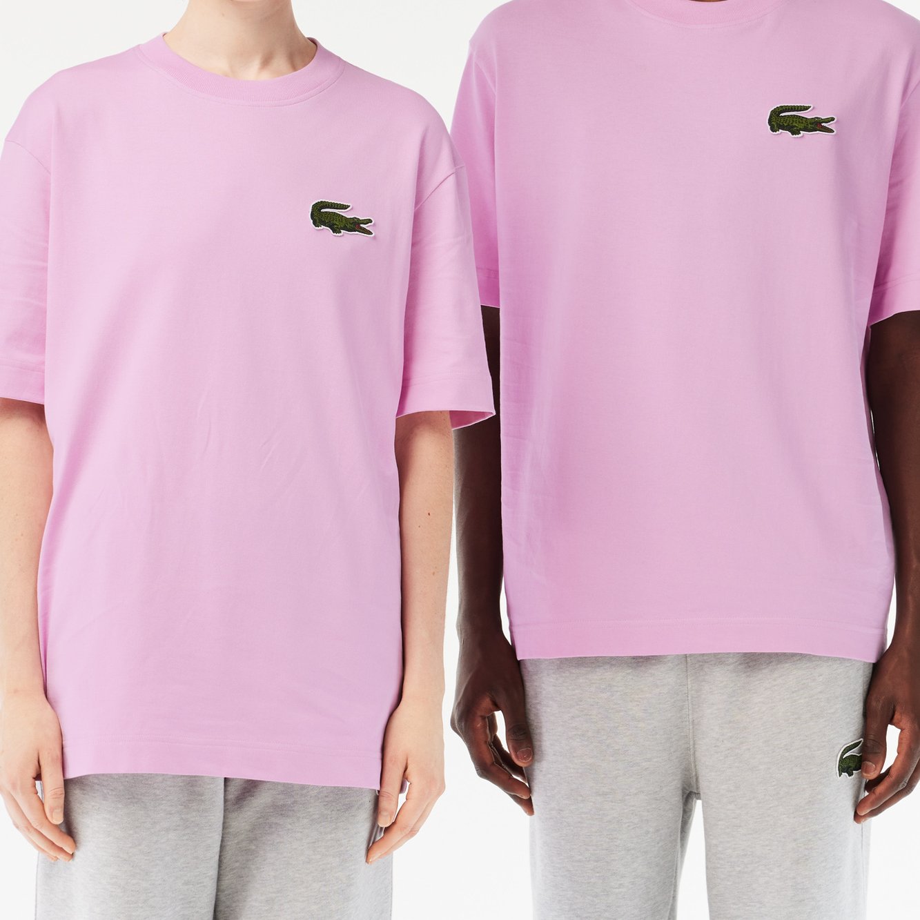 T-shirt unisexe Lacoste seconde main photo 2