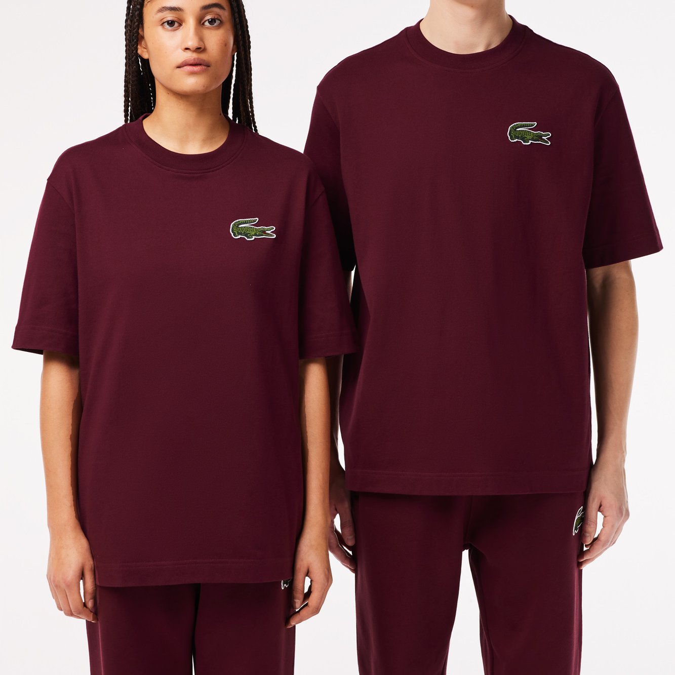 T-shirt unisexe Lacoste seconde main photo 2