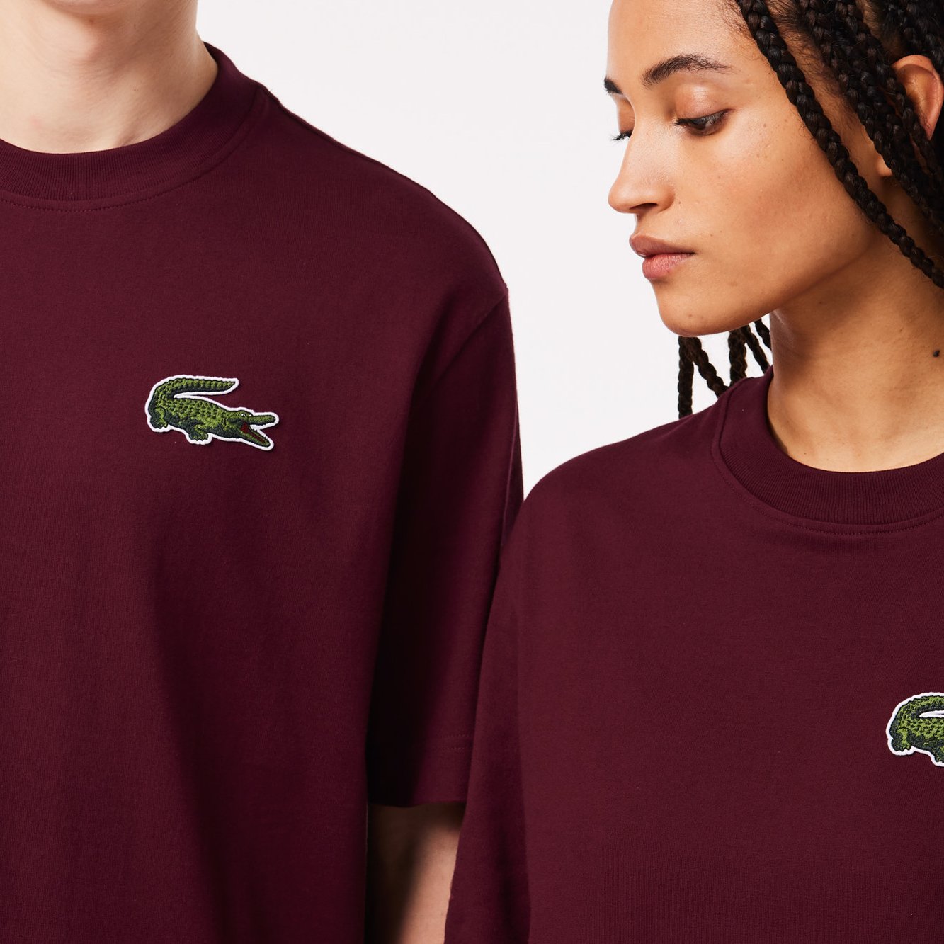 T-shirt unisexe Lacoste seconde main photo 3
