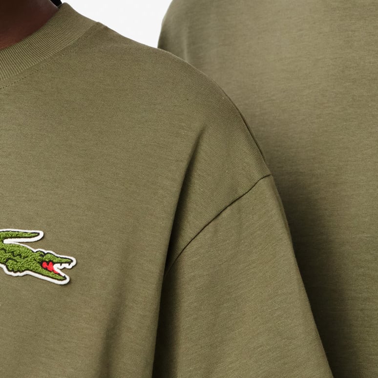 T-shirt unisexe Lacoste seconde main photo 2