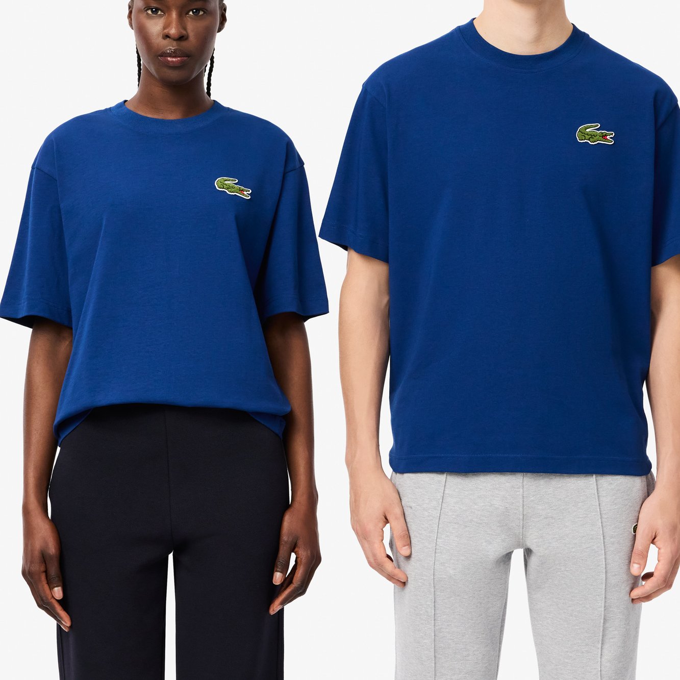 T-shirt unisexe Lacoste seconde main photo 2
