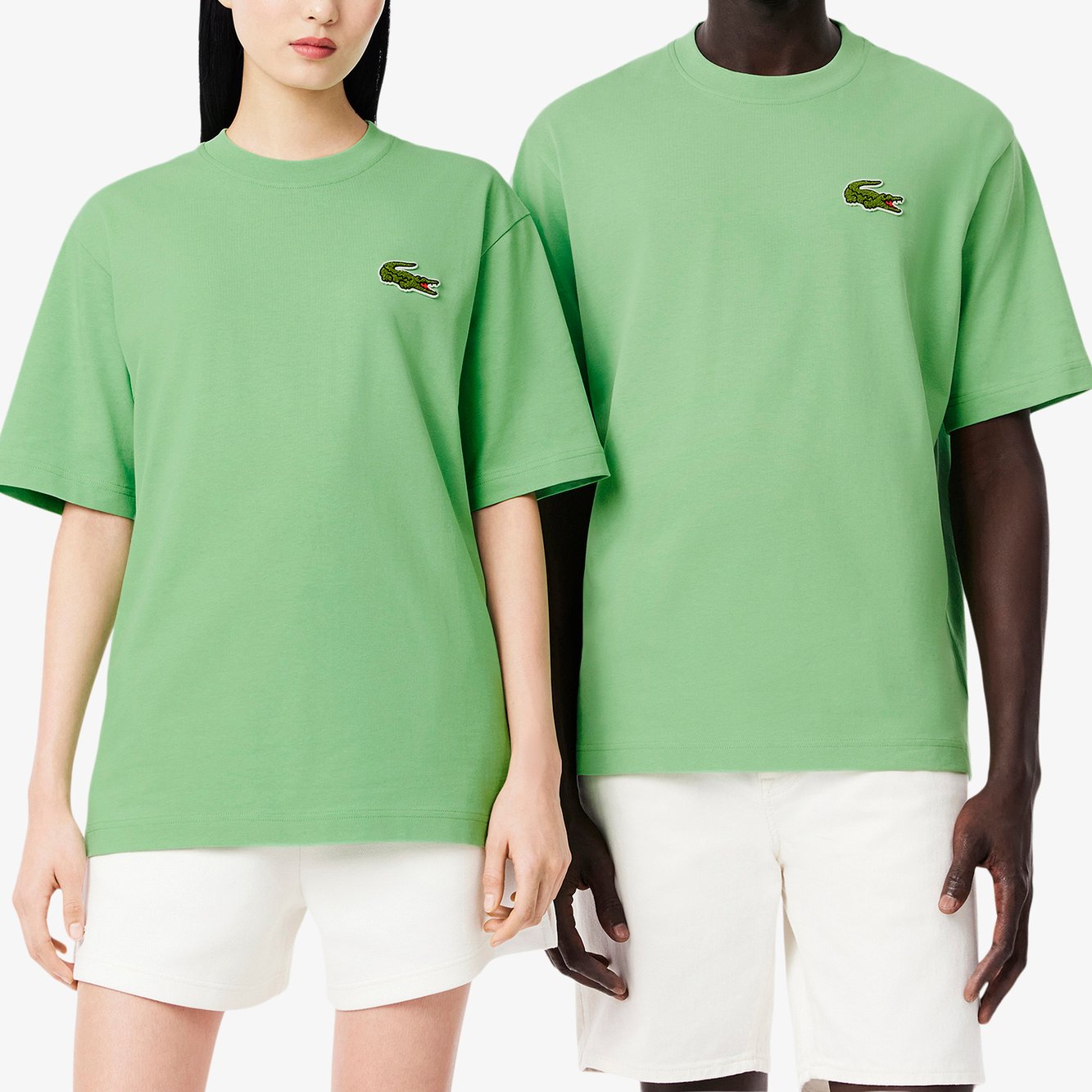 T-shirt unisexe Lacoste seconde main photo 2
