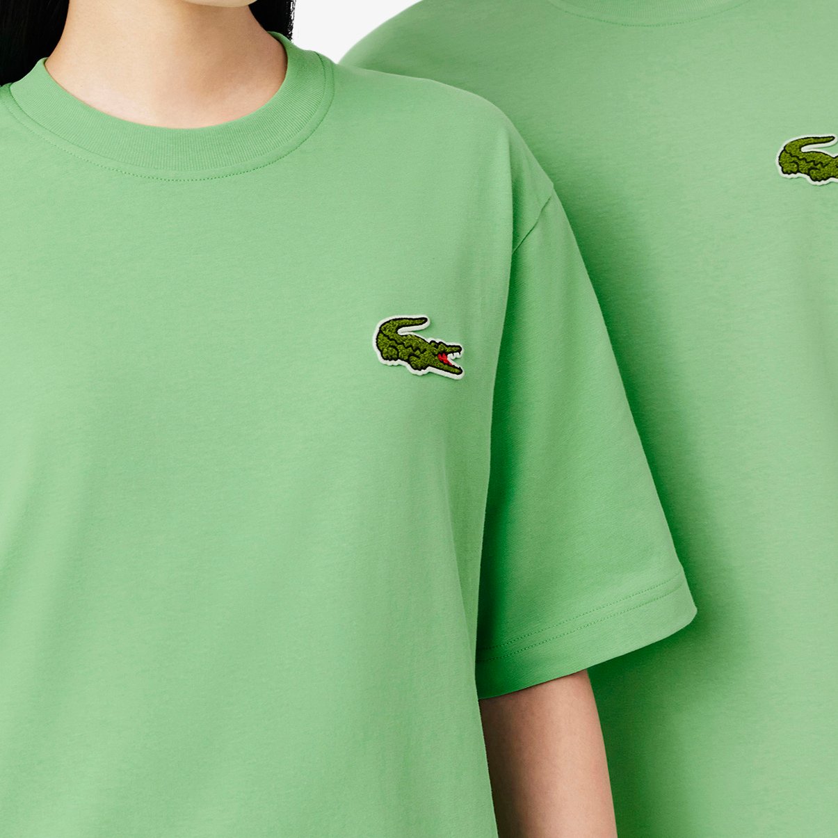 T-shirt unisexe Lacoste seconde main photo 3